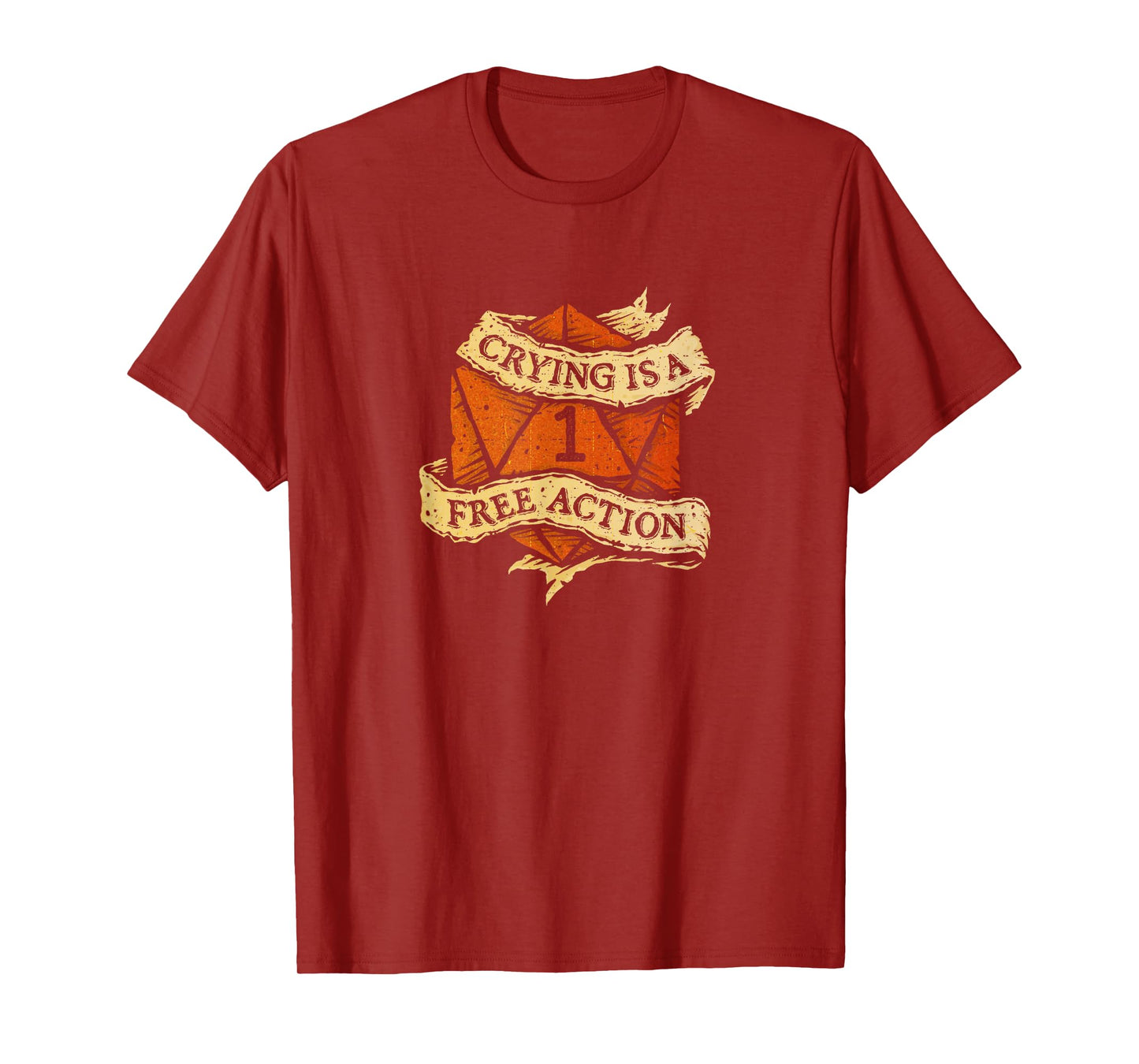 Crying Is A Free Action T-Shirt