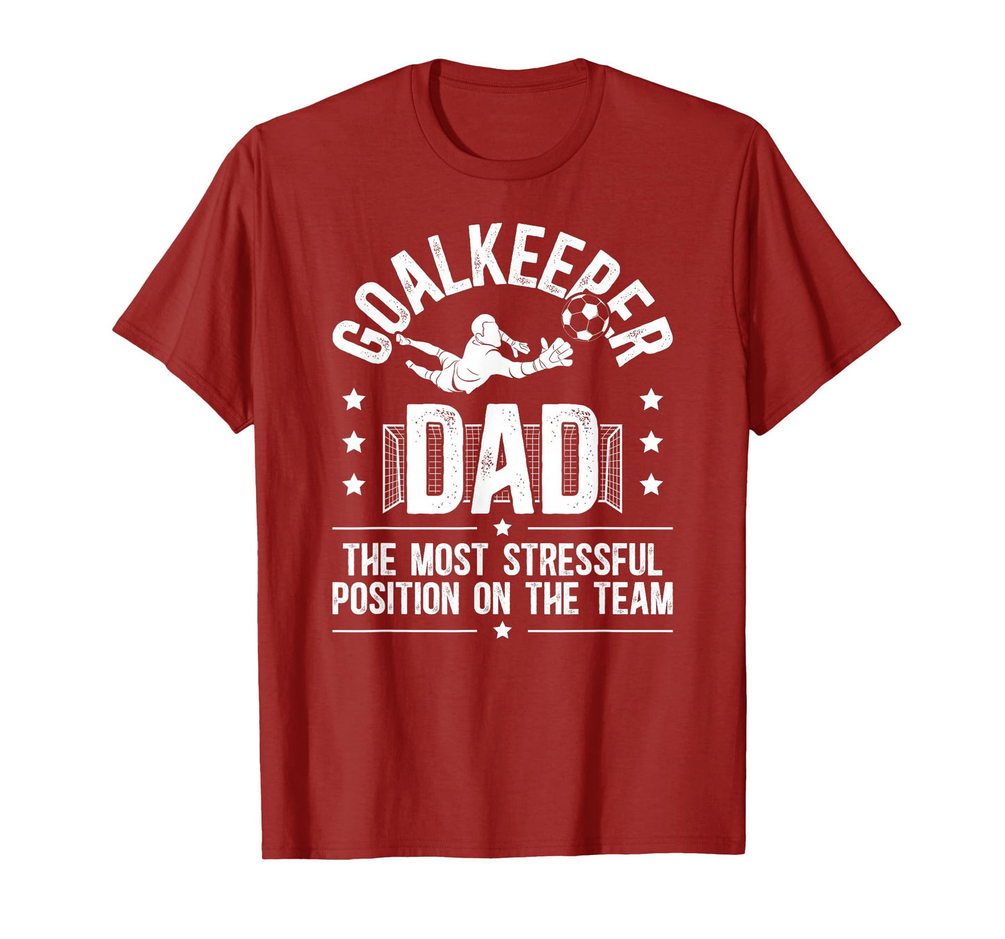 Funny Soccer Goalkeeper Dad Of A Soccer Goalie Father T-Shirt