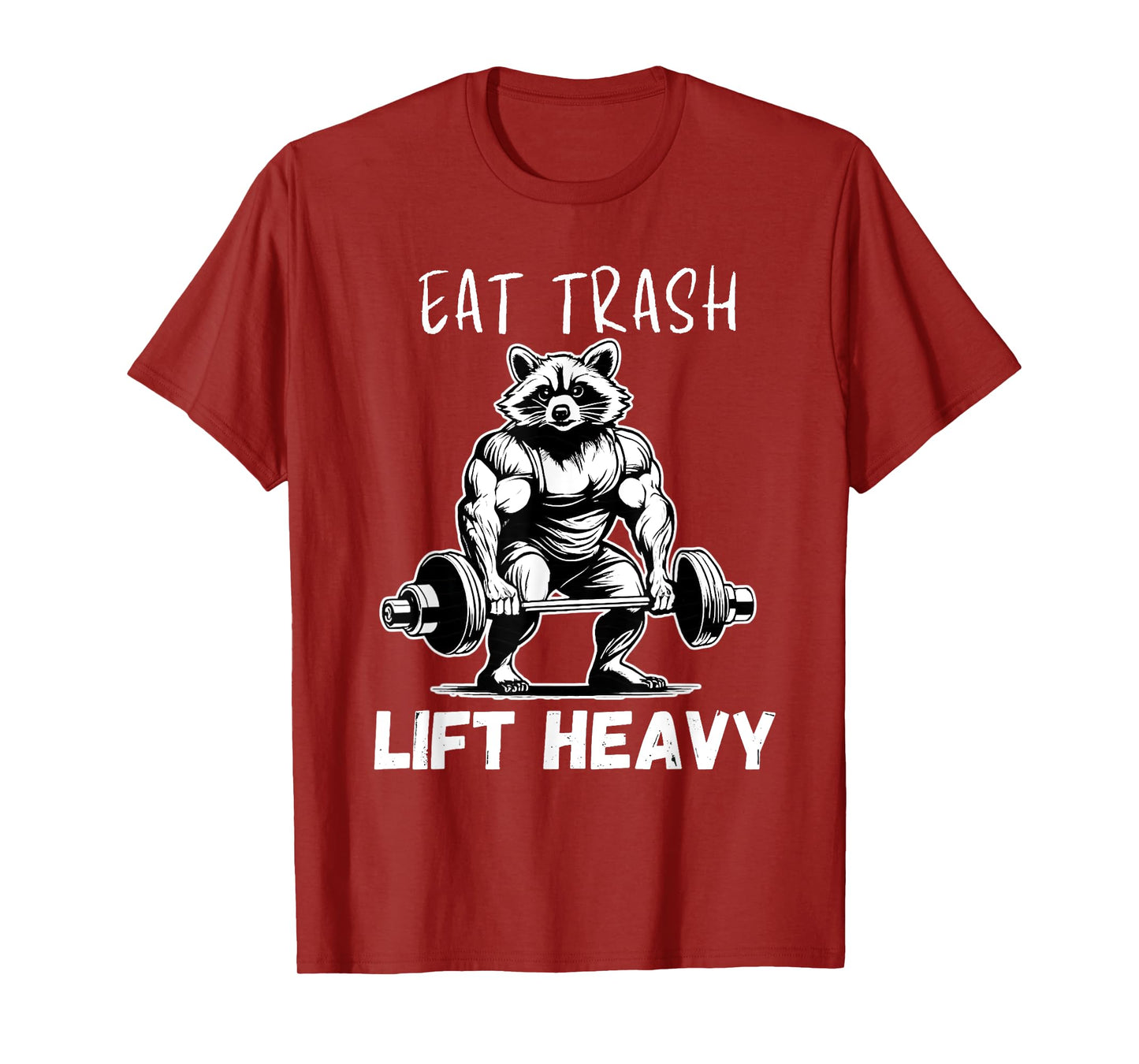 Urban Empyre Raccoon Bodybuilder x Eat Trash Lift Heavy T-Shirt