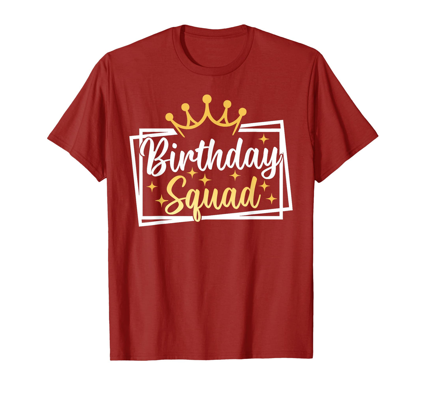 Birthday Squad Party Matching Family Group Funny Birth Team T-Shirt