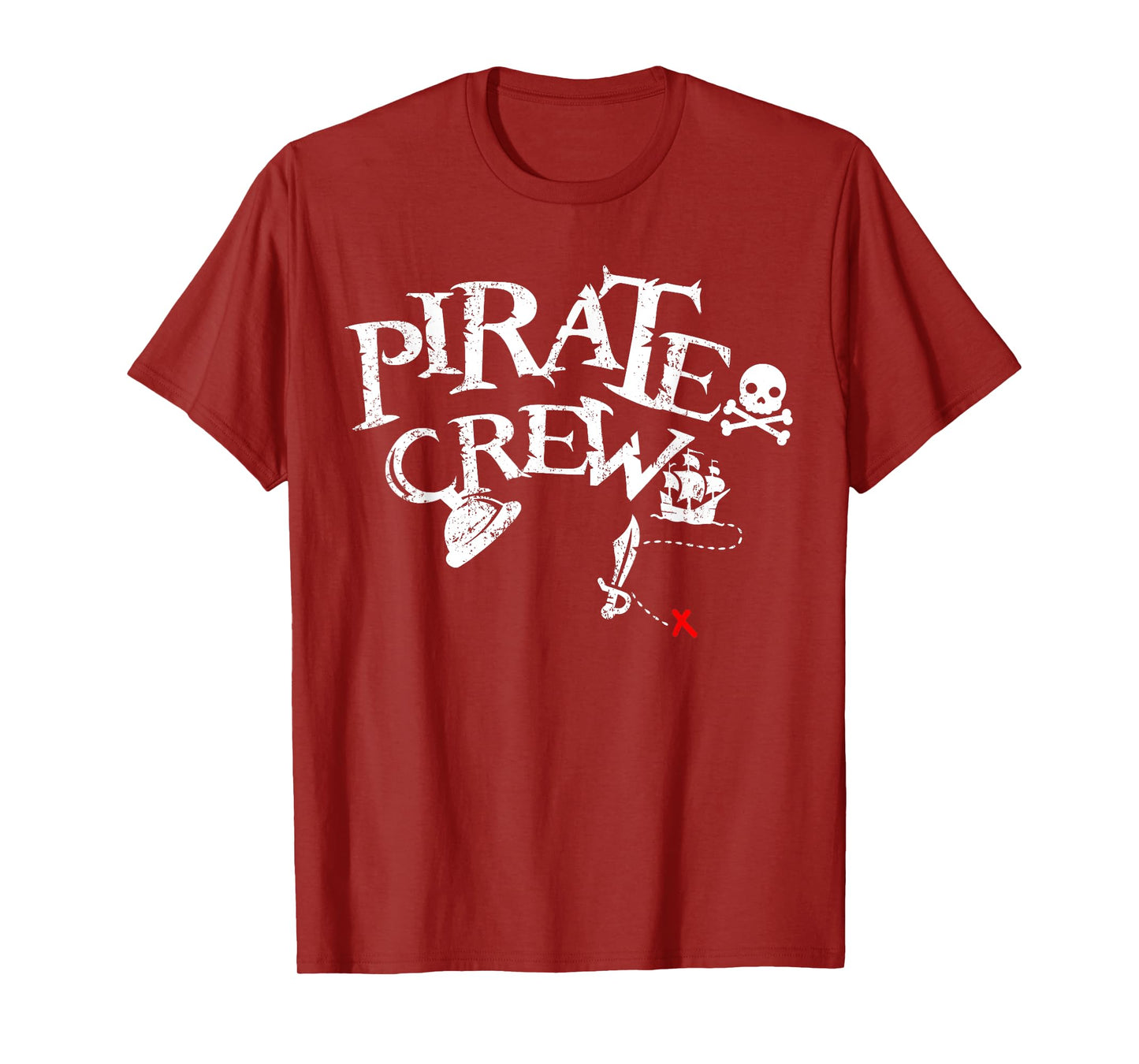 Pirate Crew Funny Halloween Matching Costume Party Men Boys T-Shirt