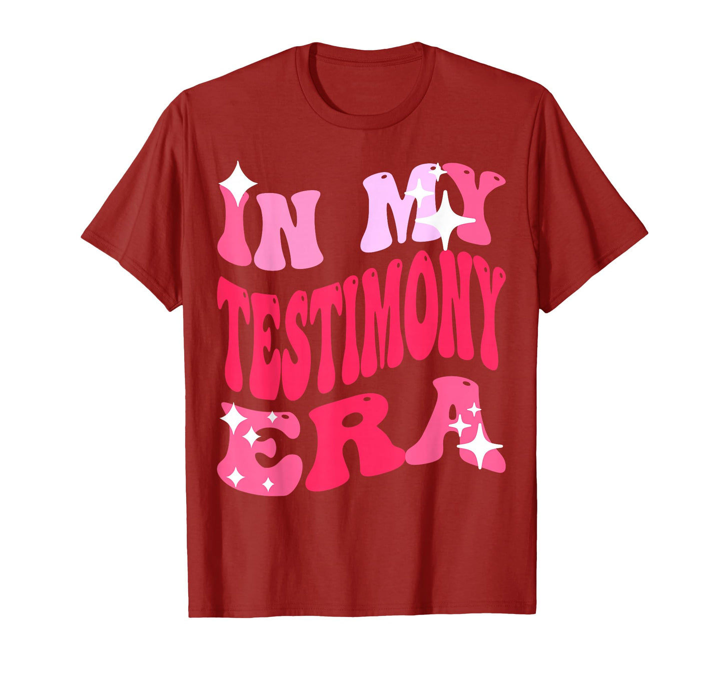 in My Testimony era Christian Faith T-Shirt