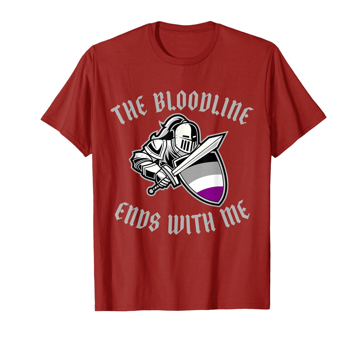 Funny Asexual Medieval Ace Flag Cards Queer Lgbt Asexual T-Shirt