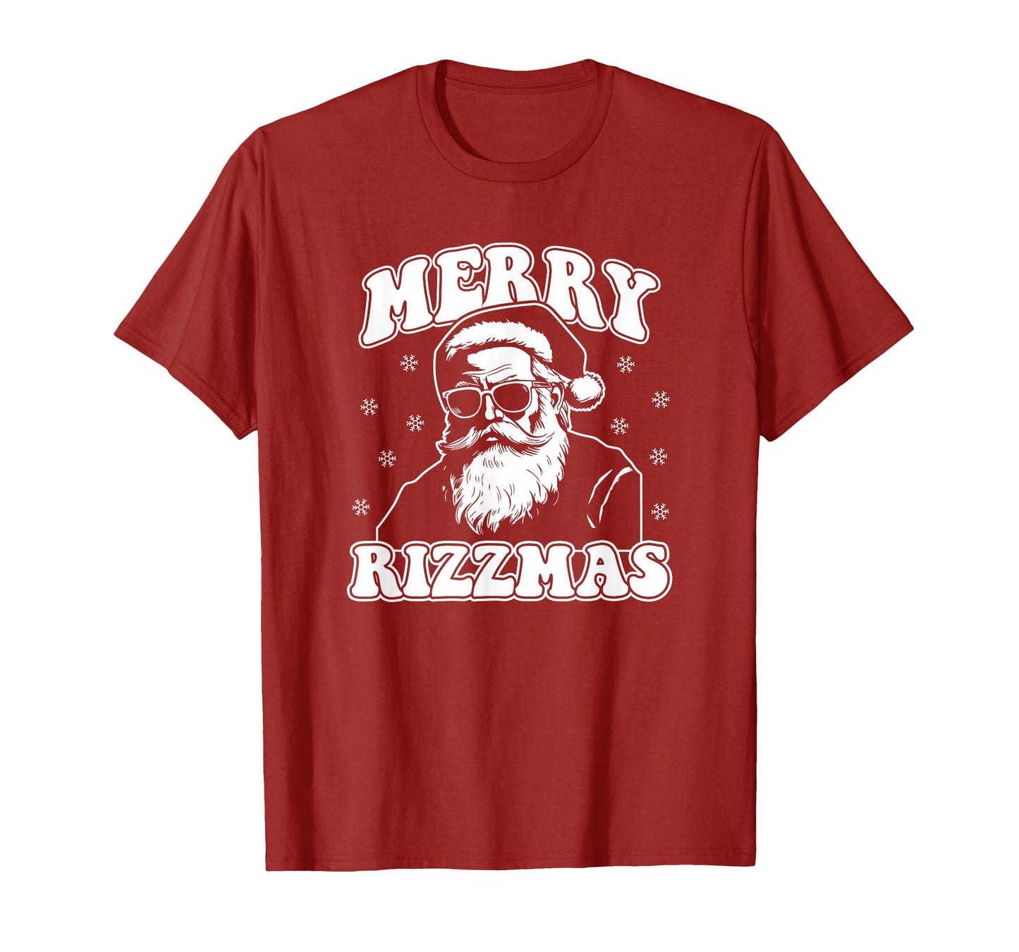 Merry Rizzmas Funny Christmas Rizz Santa Claus Rizzler T-Shirt