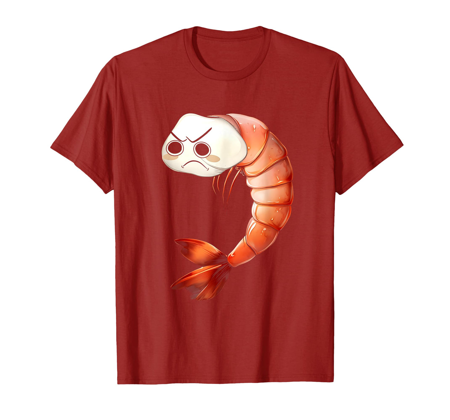 Dandy Shrimpo Angry Shrimp World Birthday Costume Sashimi T-Shirt