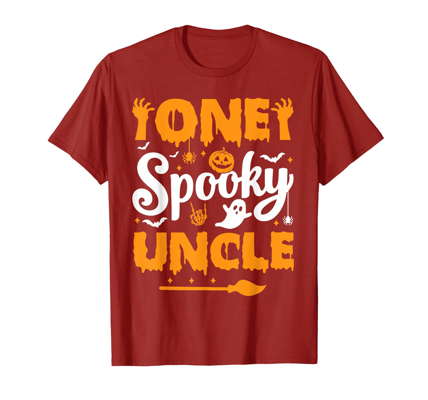 One Spooky Uncle Matching Family Halloween Costumes T-Shirt