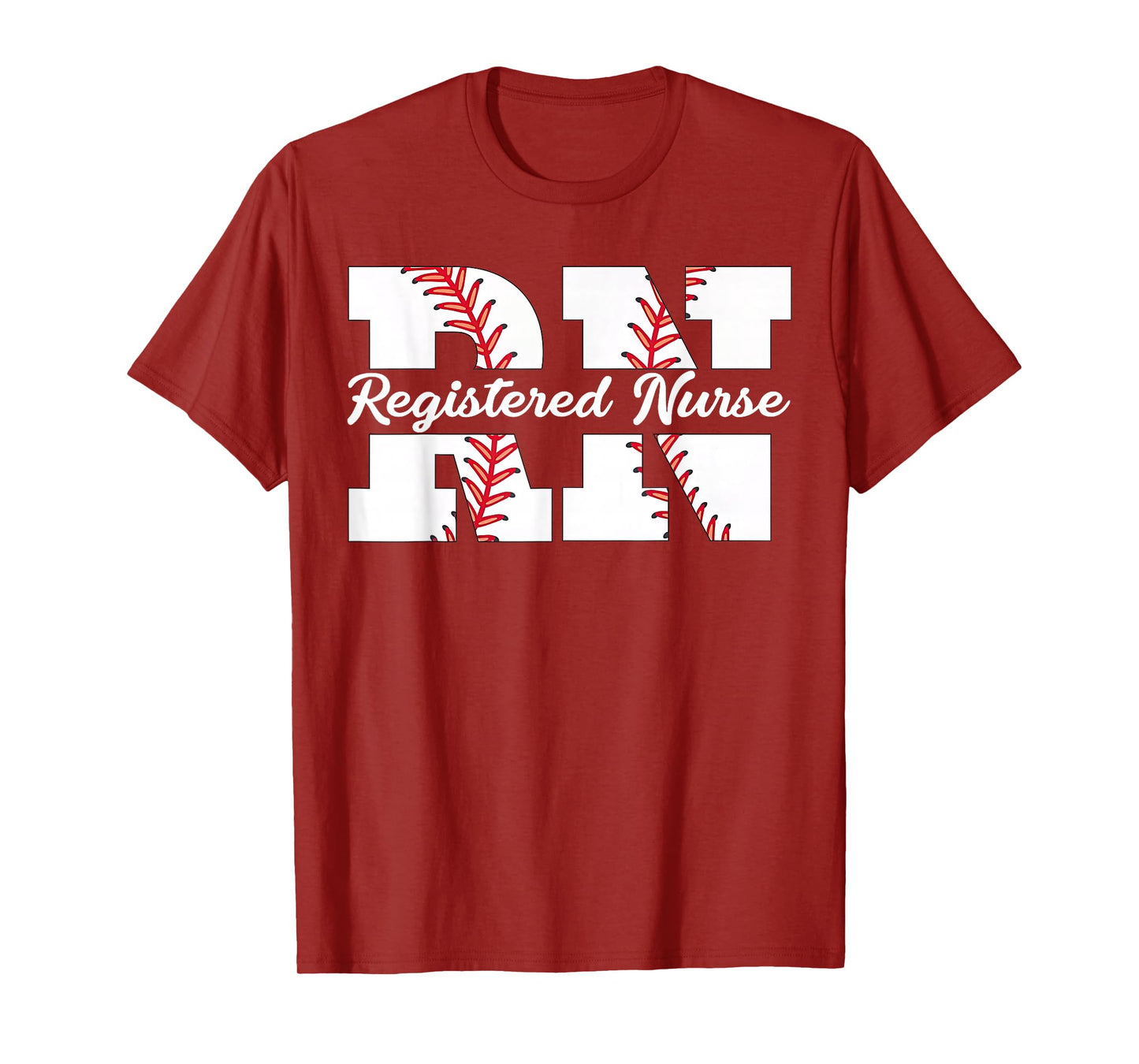 Registered Nurse RN Baseball Nursing Game Day Sports Medical T-Shirt