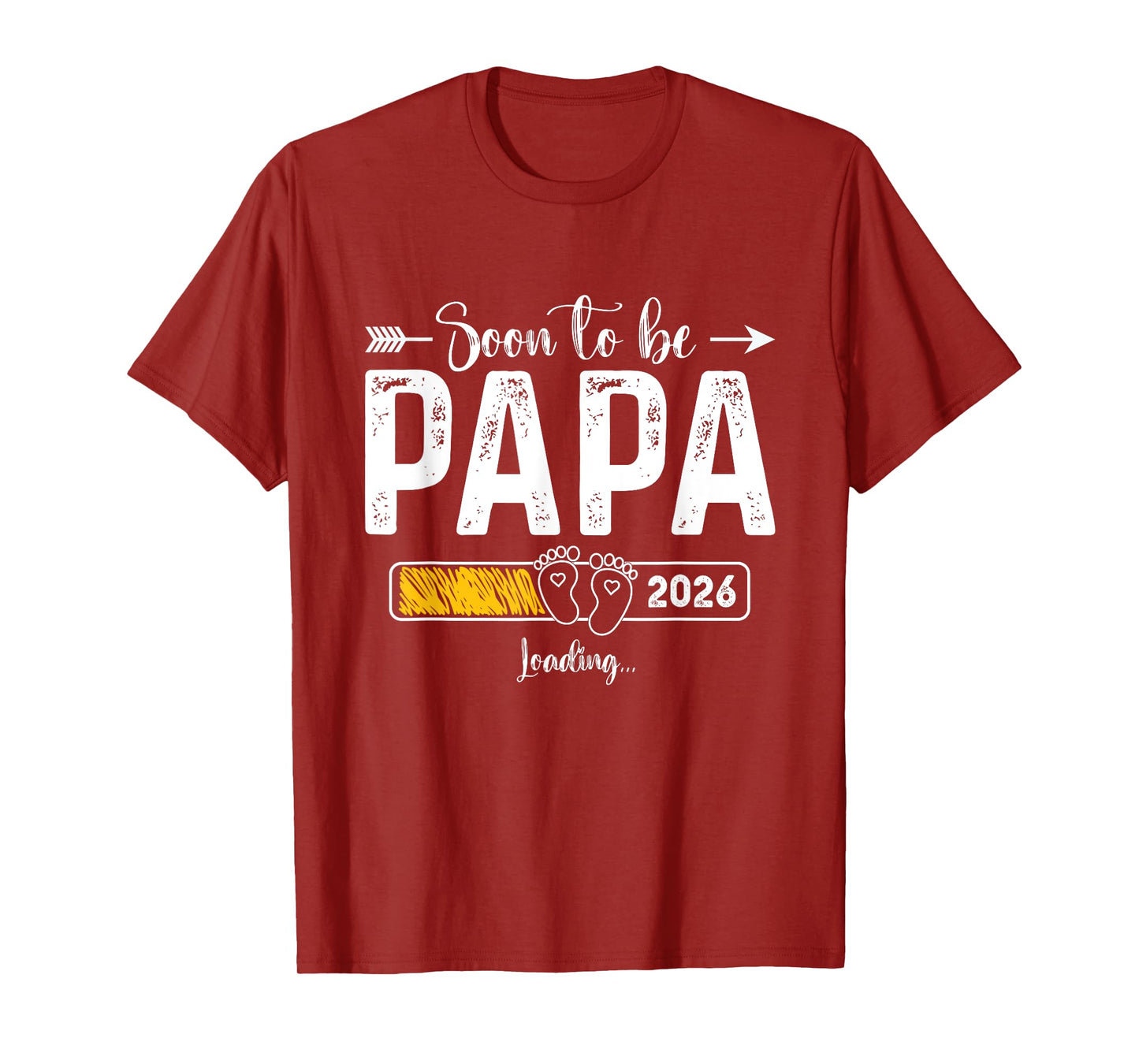 Soon To be Papa 2026 Papa Est 2026 Loading Promoted to Papa T-Shirt