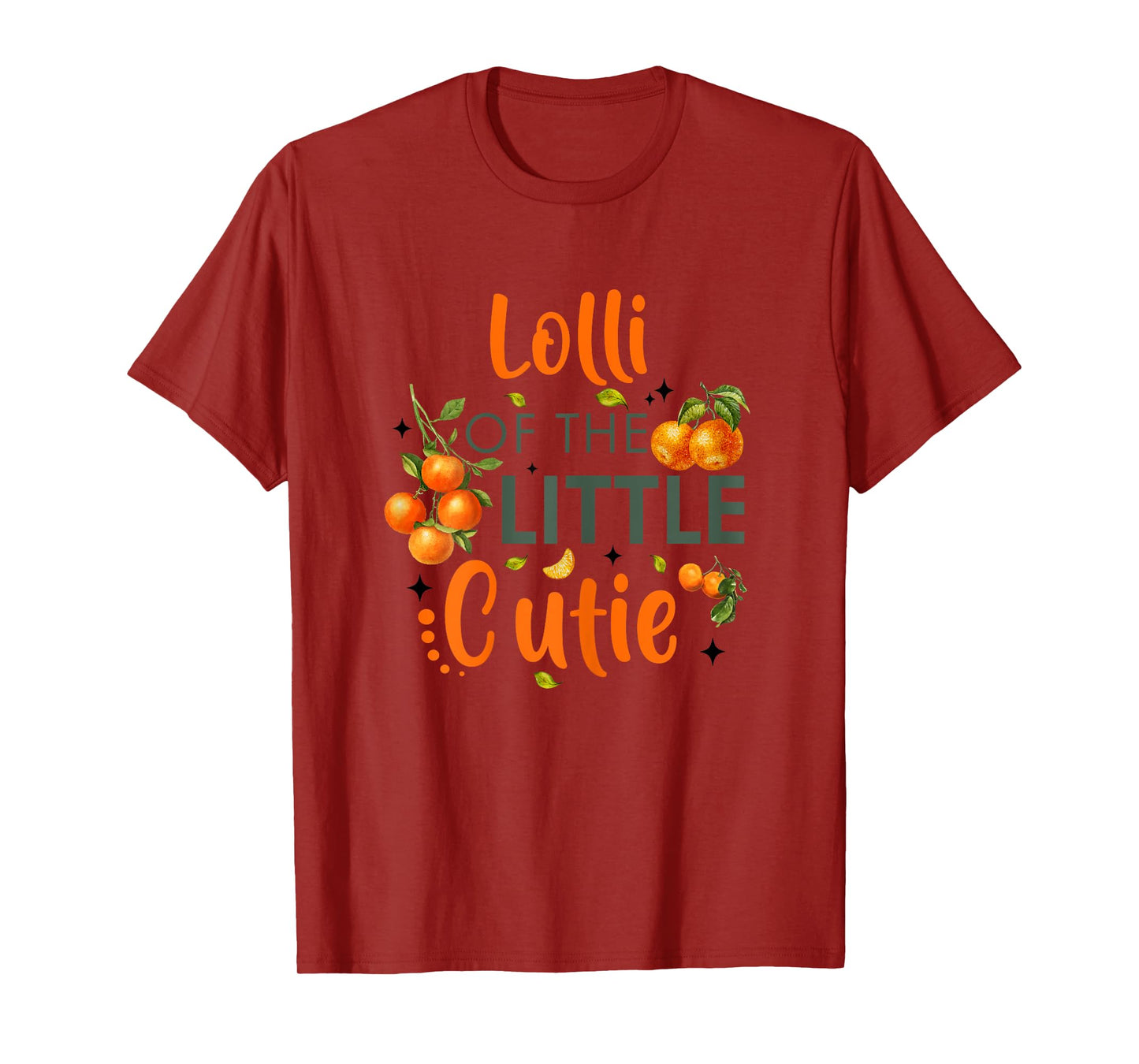 Lolli Of The Little Cutie Orange 1st Birthday Party T-Shirt