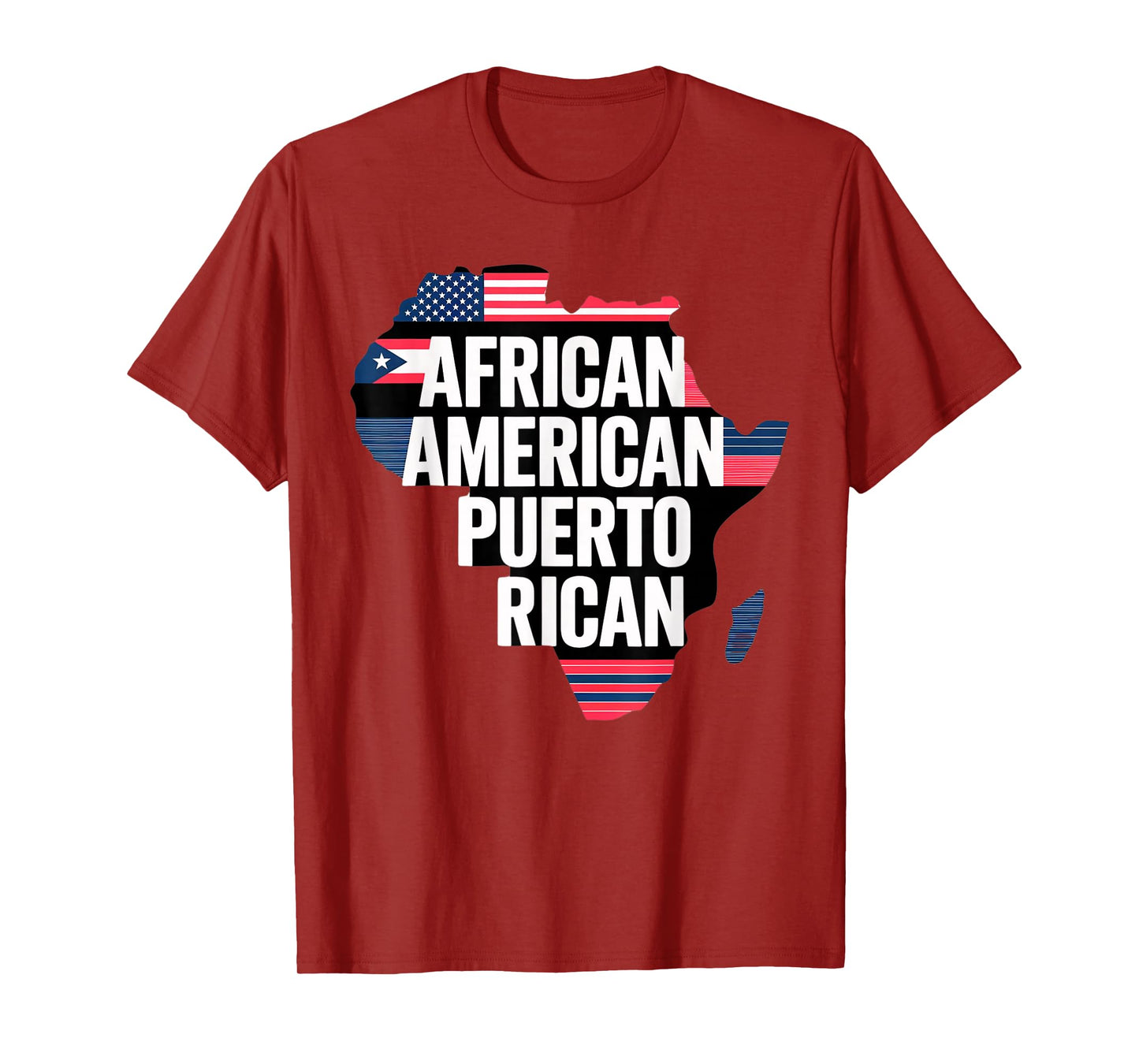 Afro Puerto Rican Half African American Half Puerto Rican T-Shirt