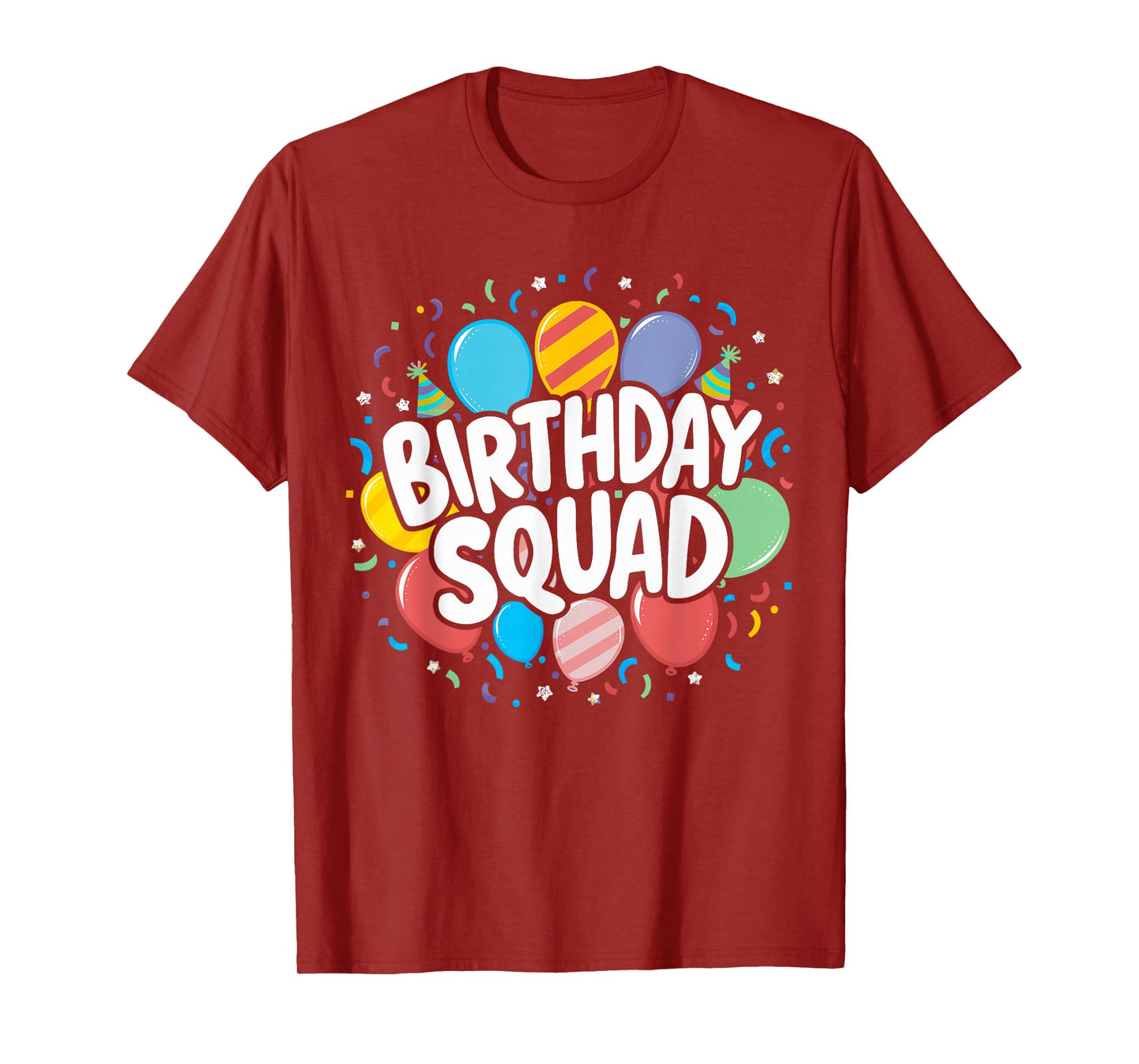Birthday Squad Matching Birthday Crew Party T-Shirt
