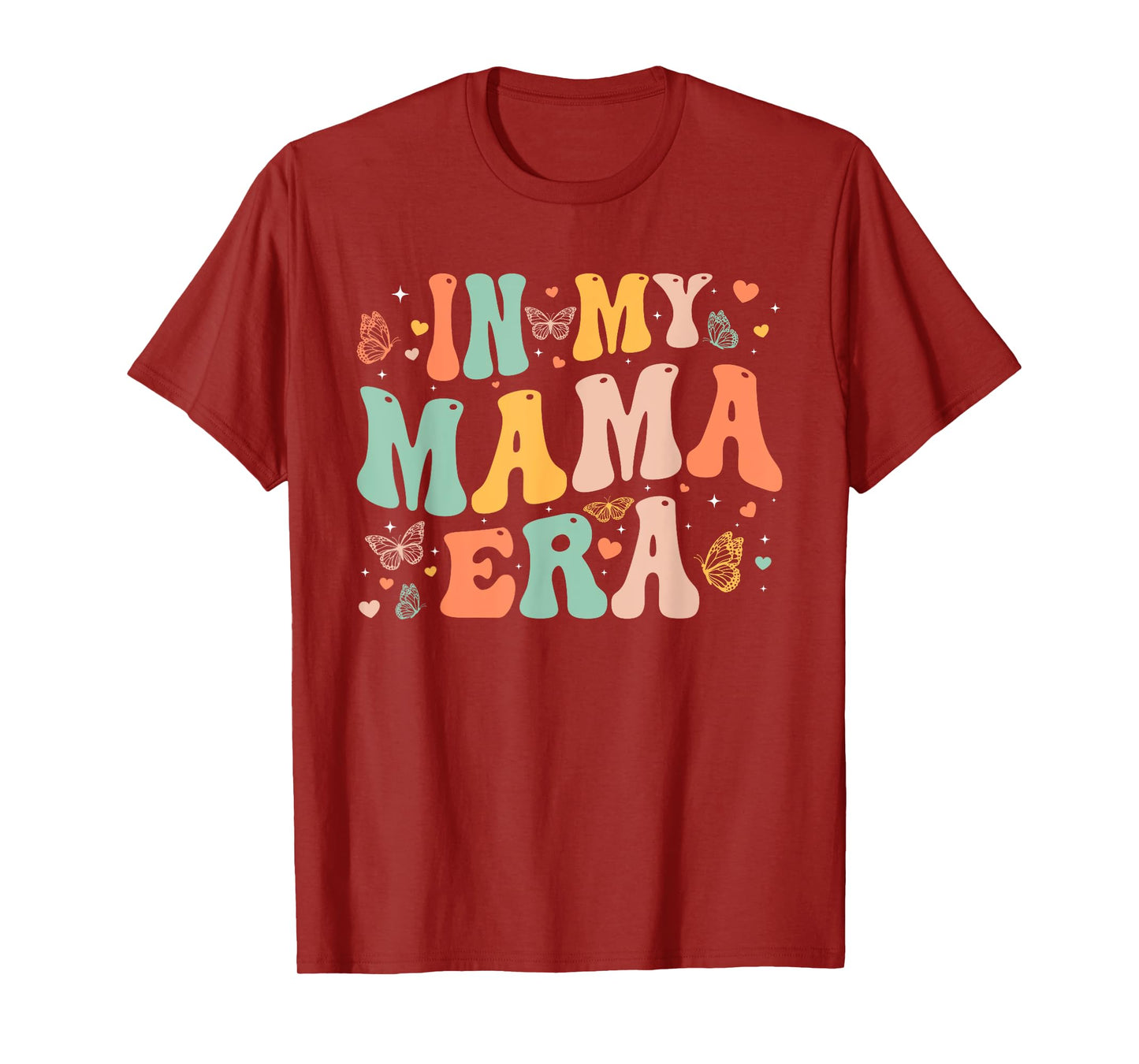 Retro Groovy In My Mama Era Mother's Day Gifts Women T-Shirt