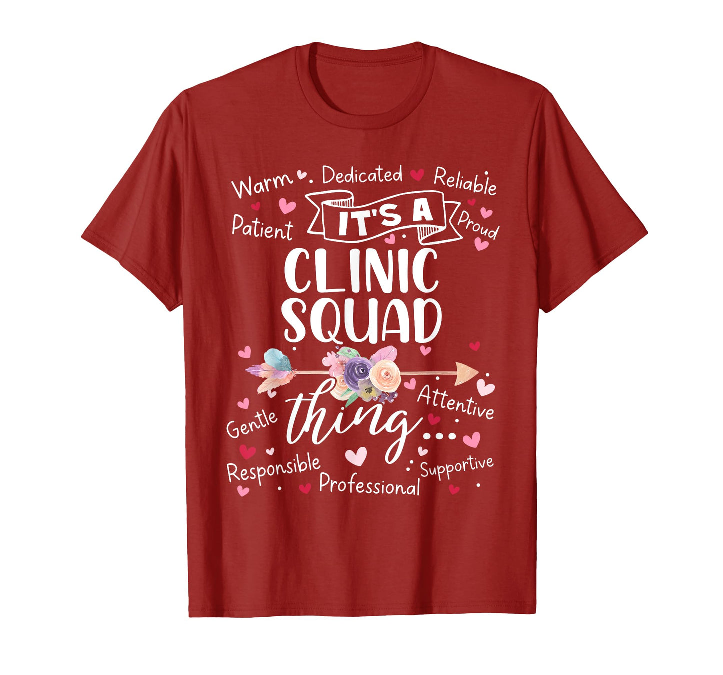 Clinic Squad School Nurse Team Crew Mother's Day Elemtary T-Shirt