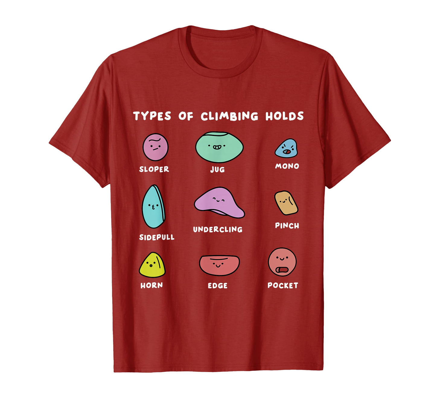 Funny Bouldering Boulderer Indoor Rock Wall Climber Climbing T-Shirt