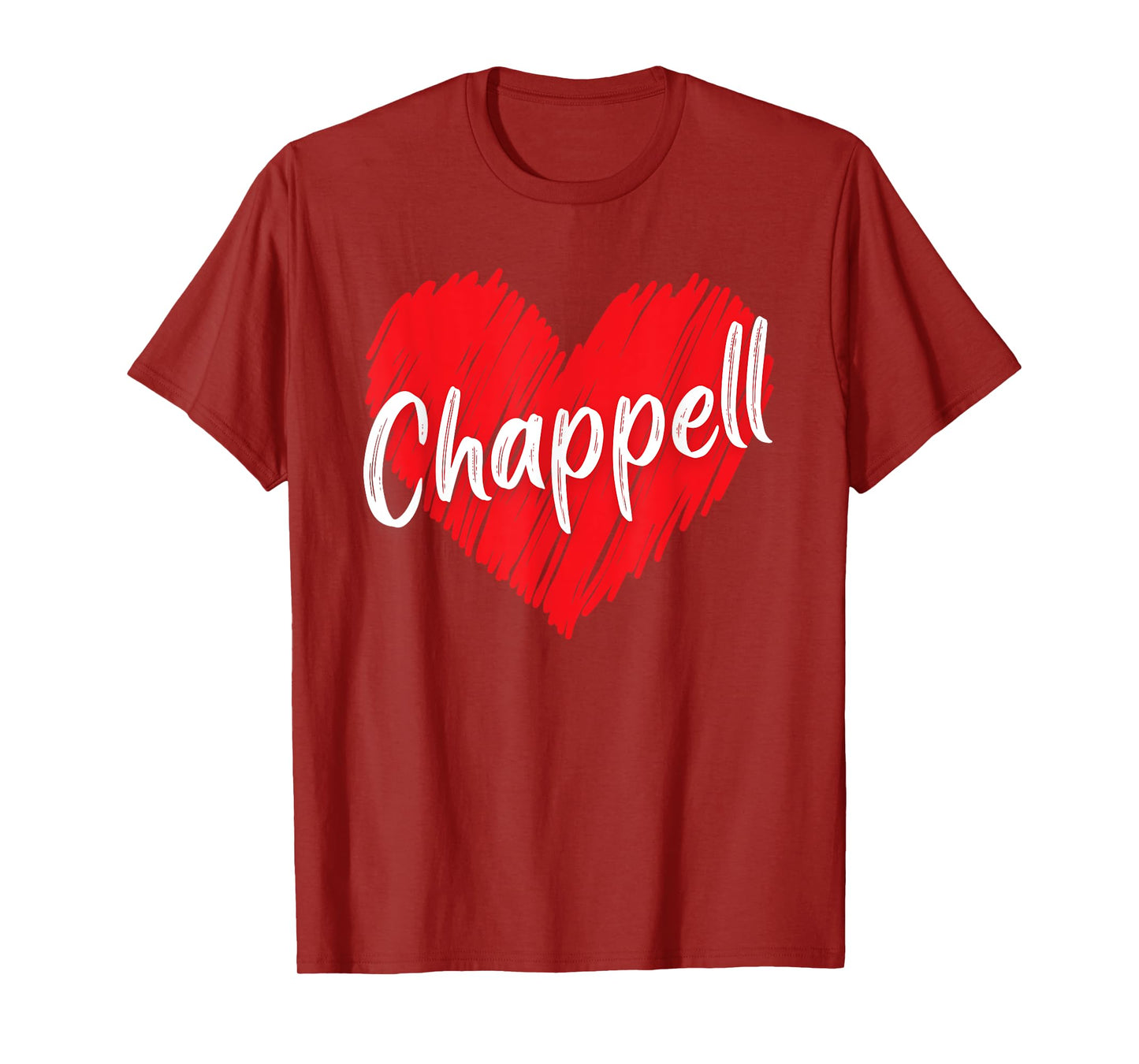 Chappell Personalized Name I Love Chappell Heart Vintage T-Shirt