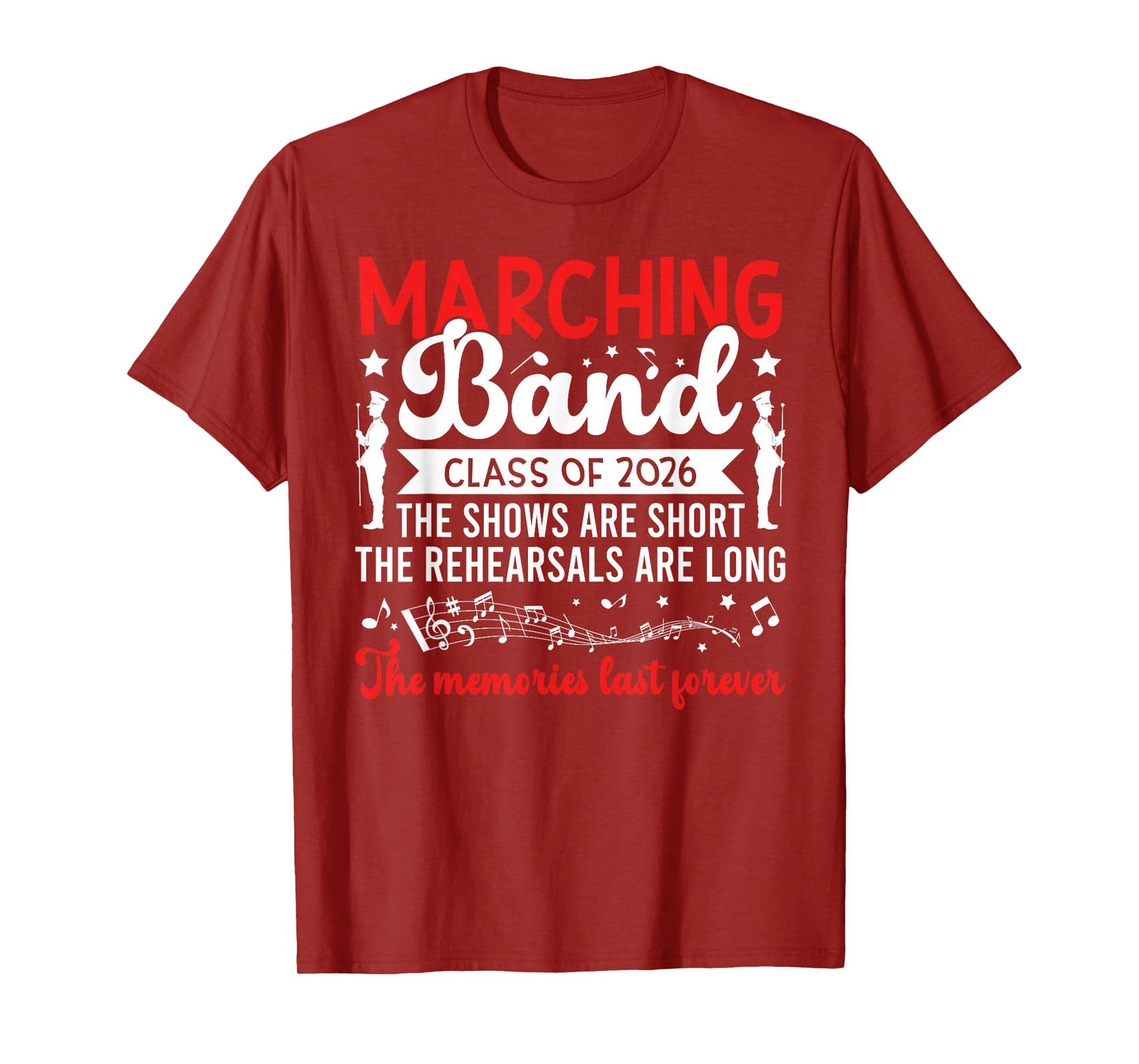 Funny Marching Band Senior 2026 Class of 2026 T-Shirt