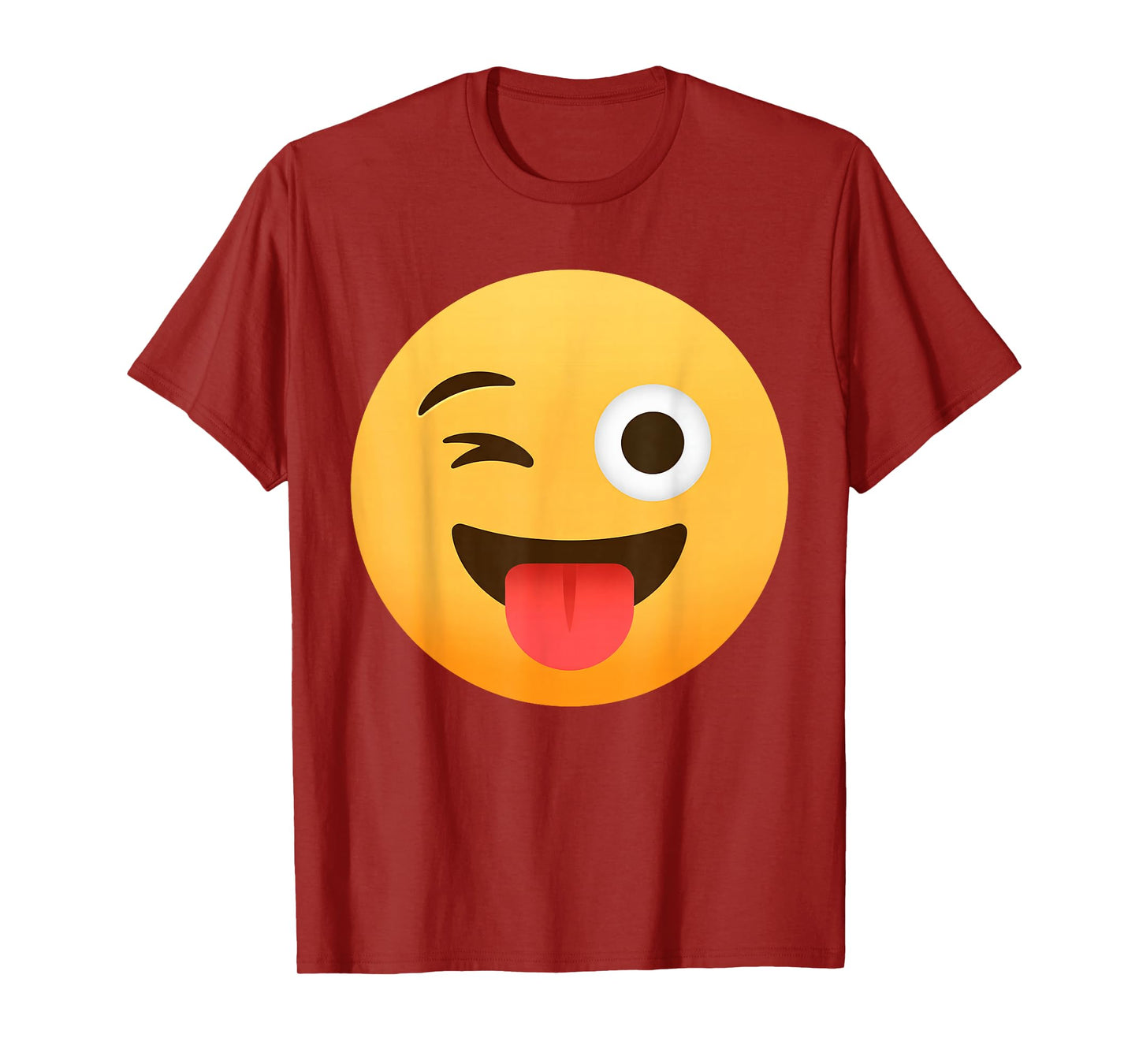 Funny Emoticon Winking Face Stuck-Out Tongue Winking Eye T-Shirt