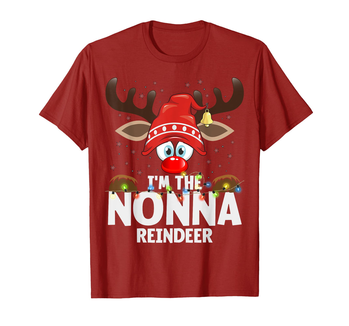 99 Gifts Matching Christmas Reindeer T-Shirt - Unisex-Adults, Black, Small, Short Sleeve