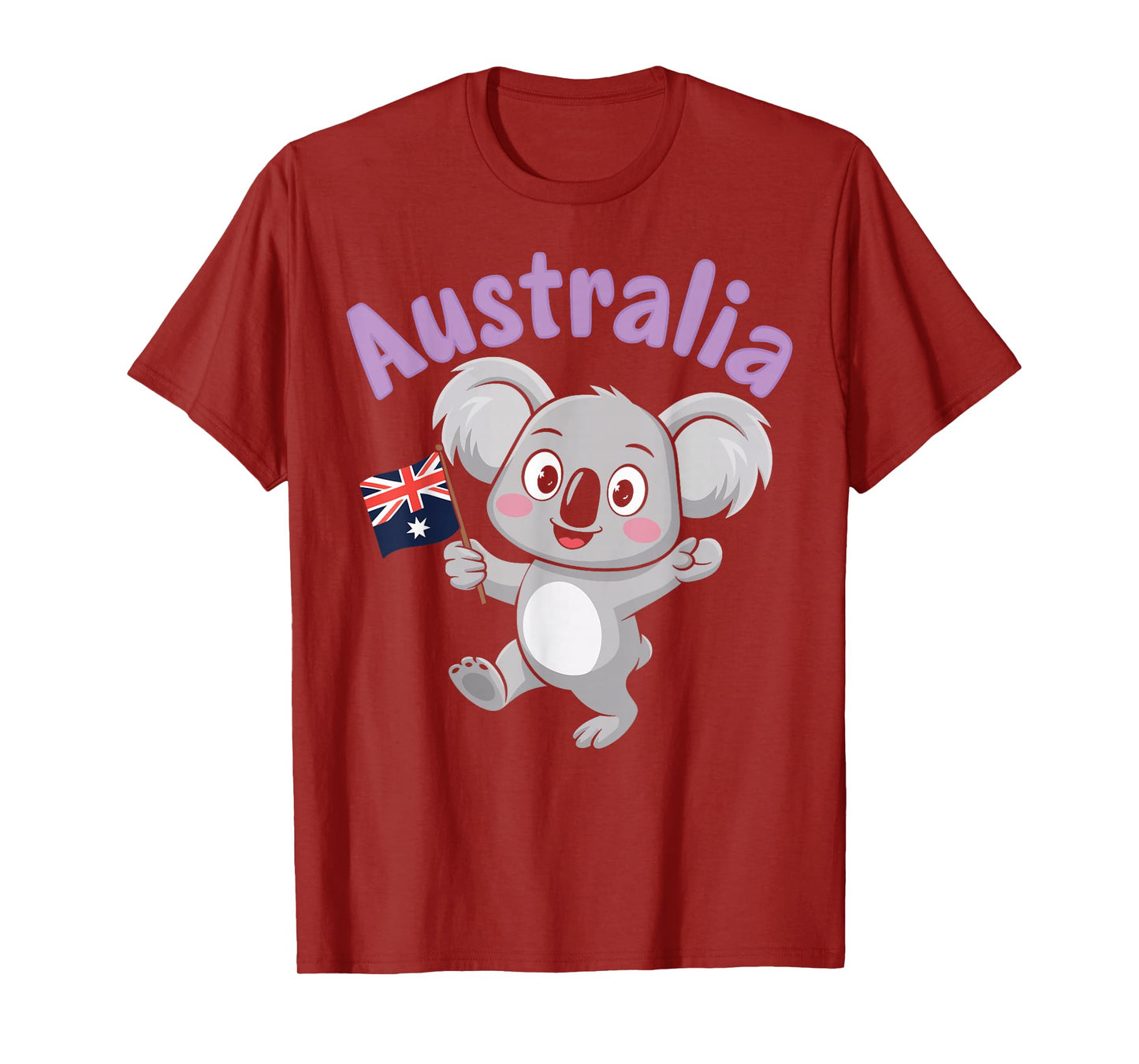 Australia Day Toddler Funny Koala Australian Flag T-Shirt