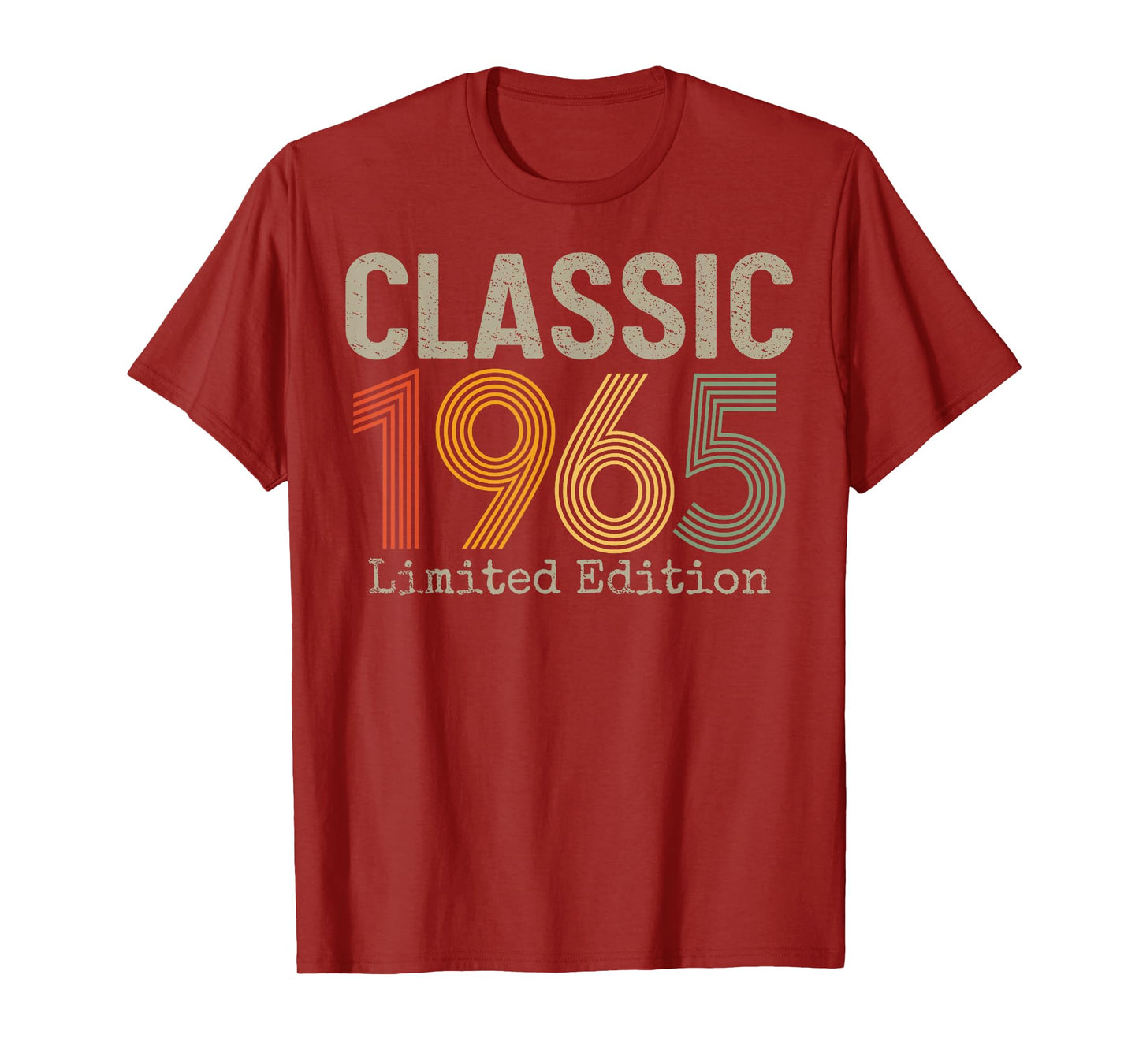 Classic 1965 Limited Edition 60 Year Old Gifts 60th Birthday T-Shirt