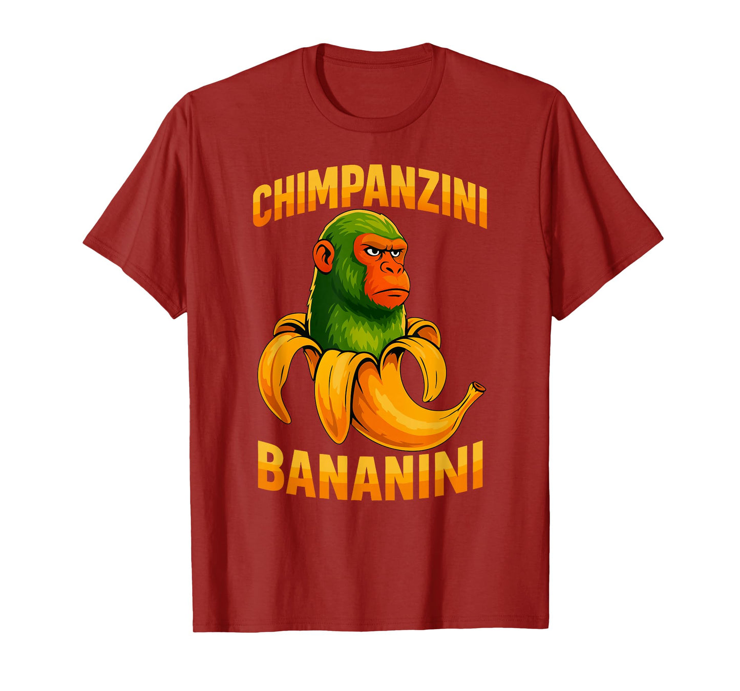 Monkey Meme Italian Brainrot Chimpanzini Bananini T-Shirt