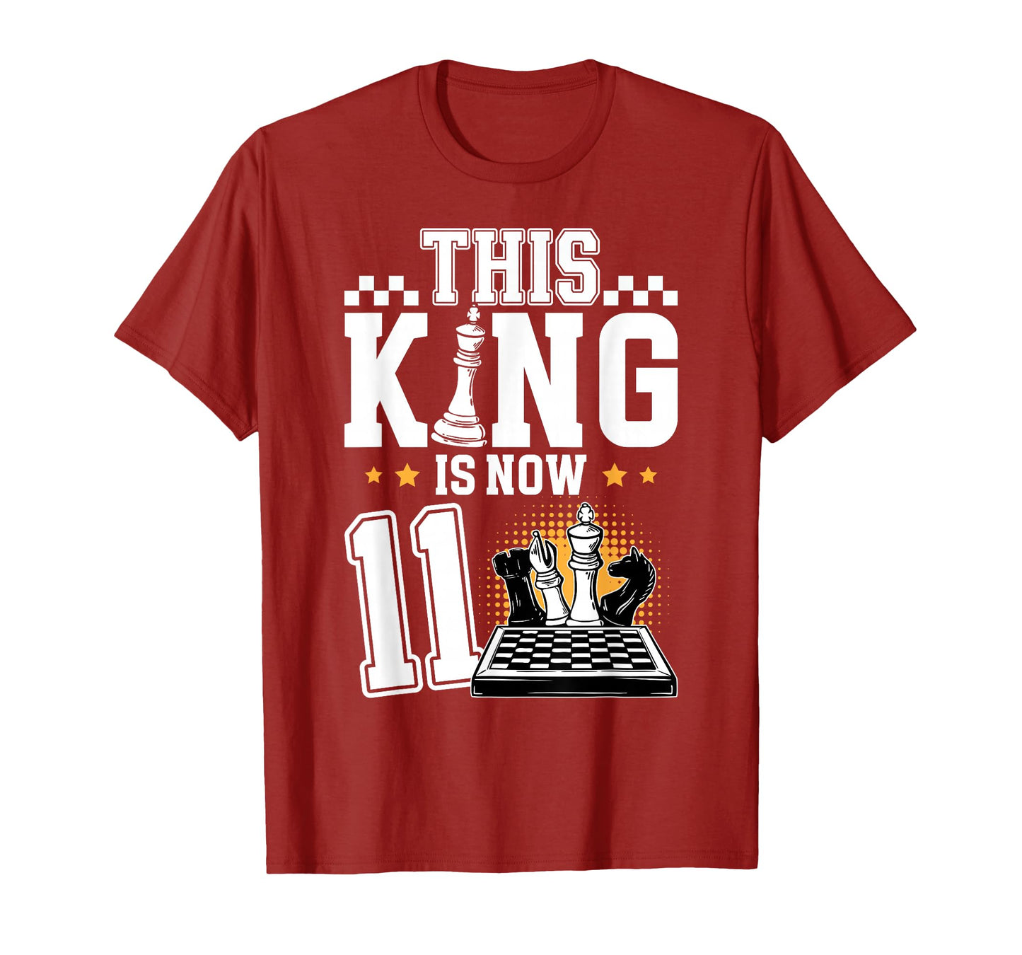 11th Chess Birthday Eleven Year Old Chess Player Birthday T-Shirt