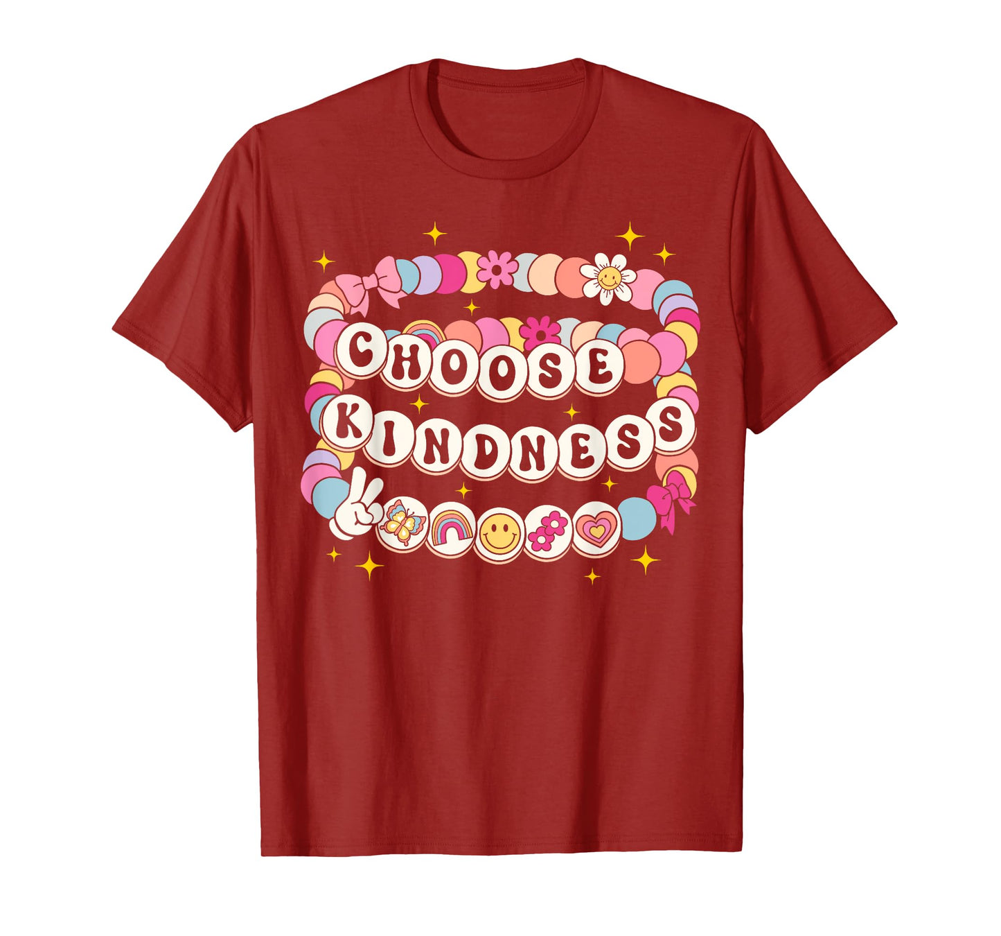 Choose Kindness Bracelets Be Kind Inspirational Kids T-Shirt
