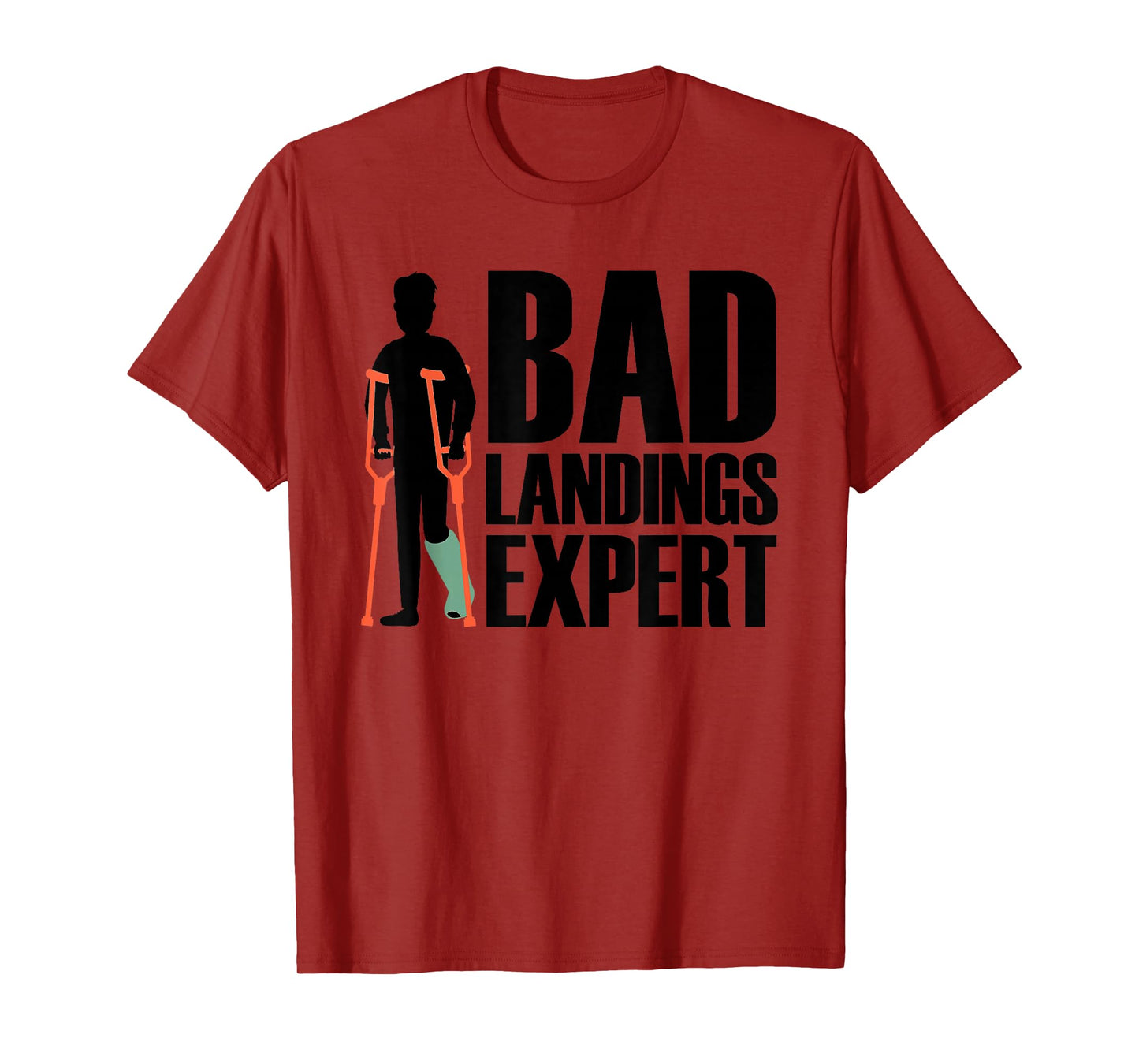 Cool Broken Leg Art For Men Women Foot Ankle Knee Broken Leg T-Shirt