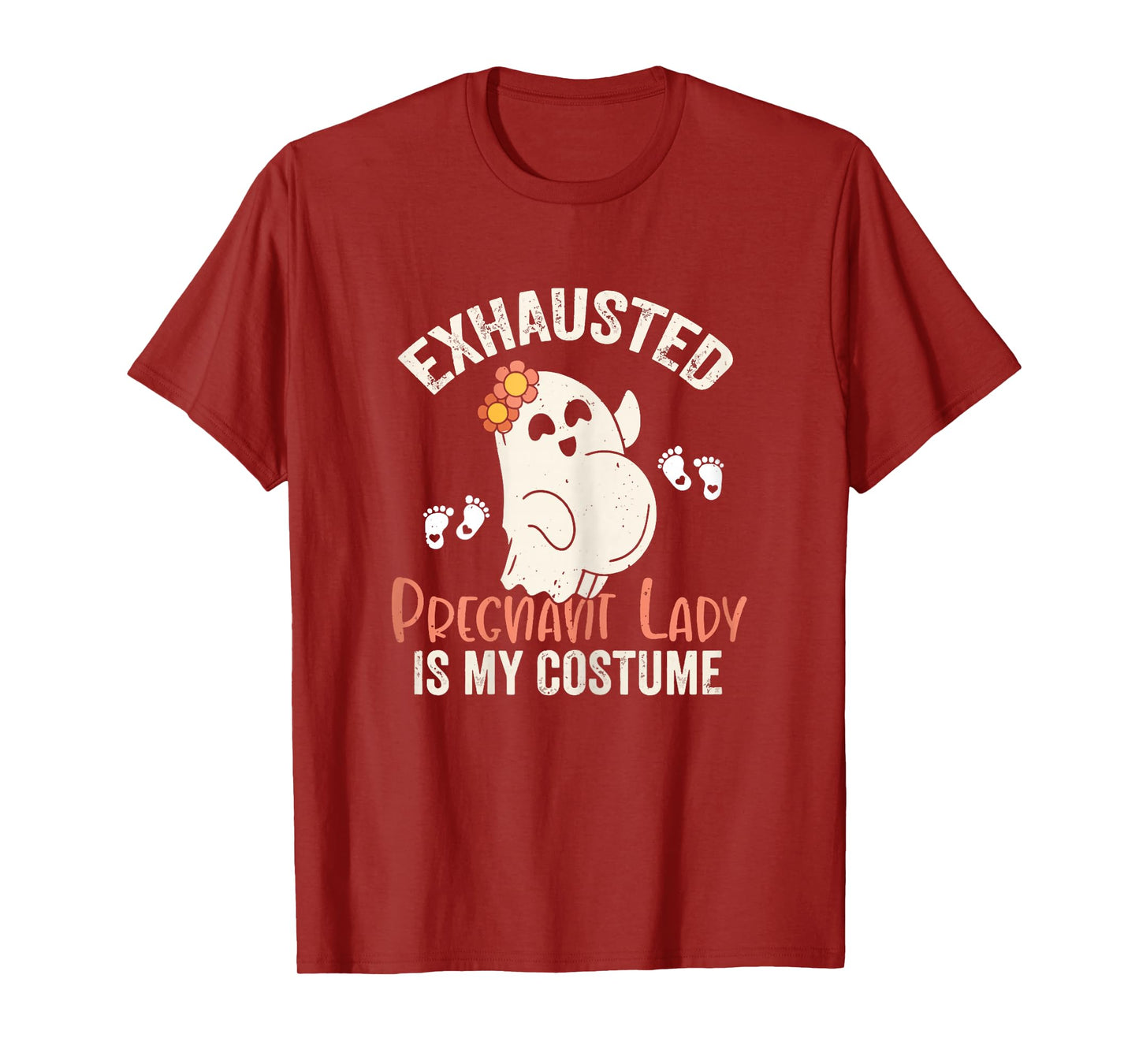 Halloween Pregnancy Exhausted Pregnant Lady is My Costume T-Shirt