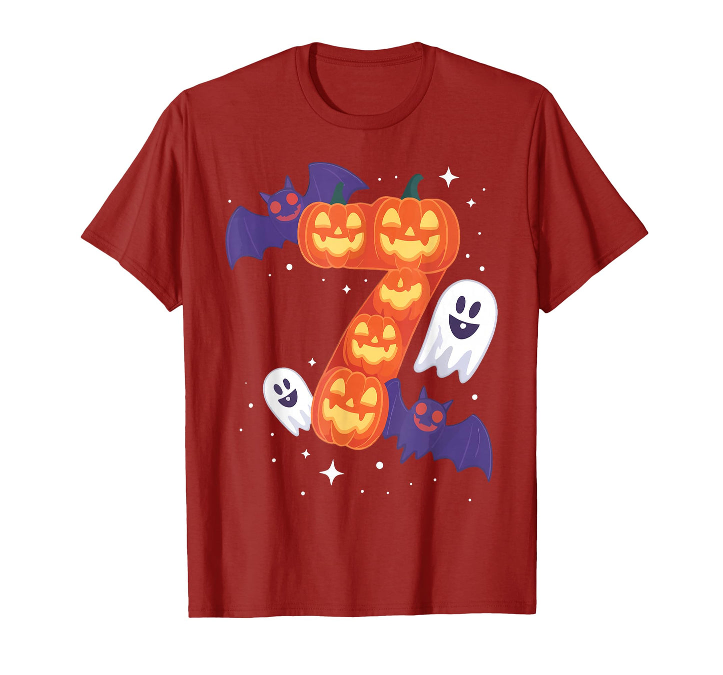 Halloween Couple Six Seven Meme 6 7 Pumpkin Ghost Costume T-Shirt