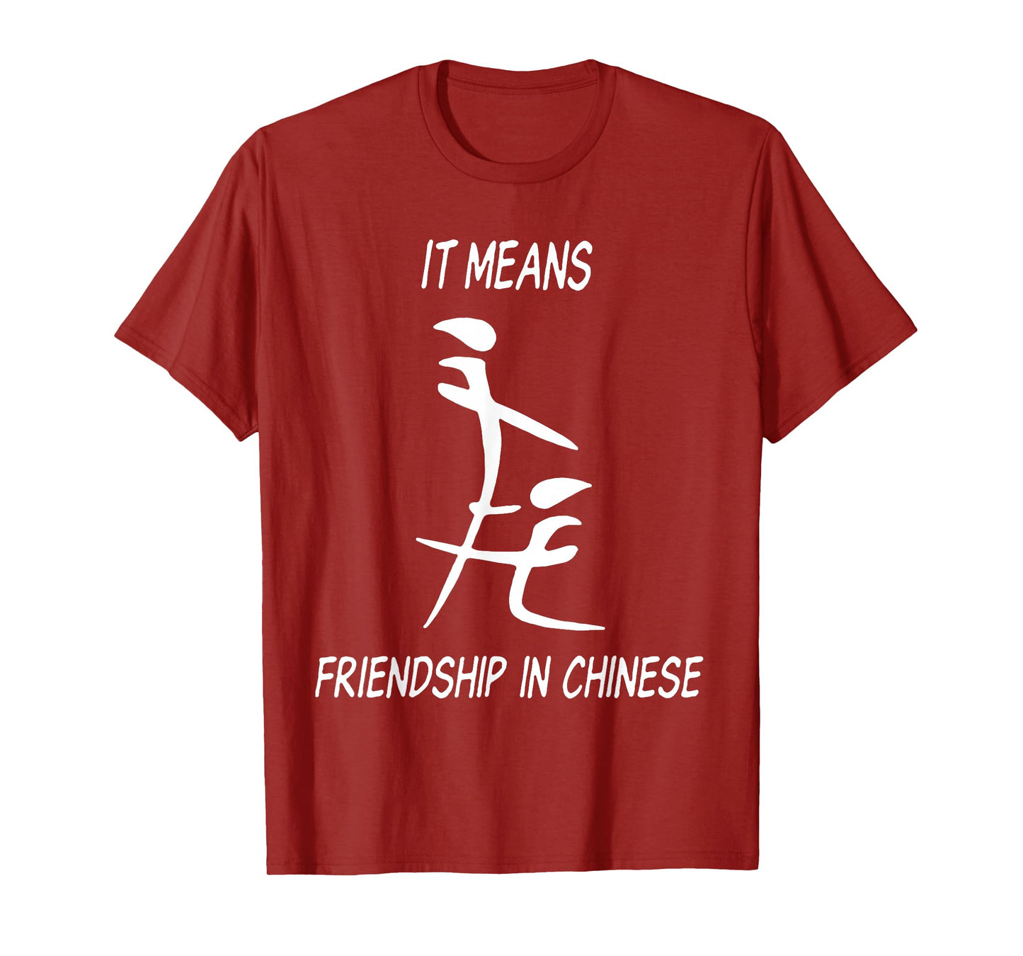 It Means Friendship in Chinese T-Shirt