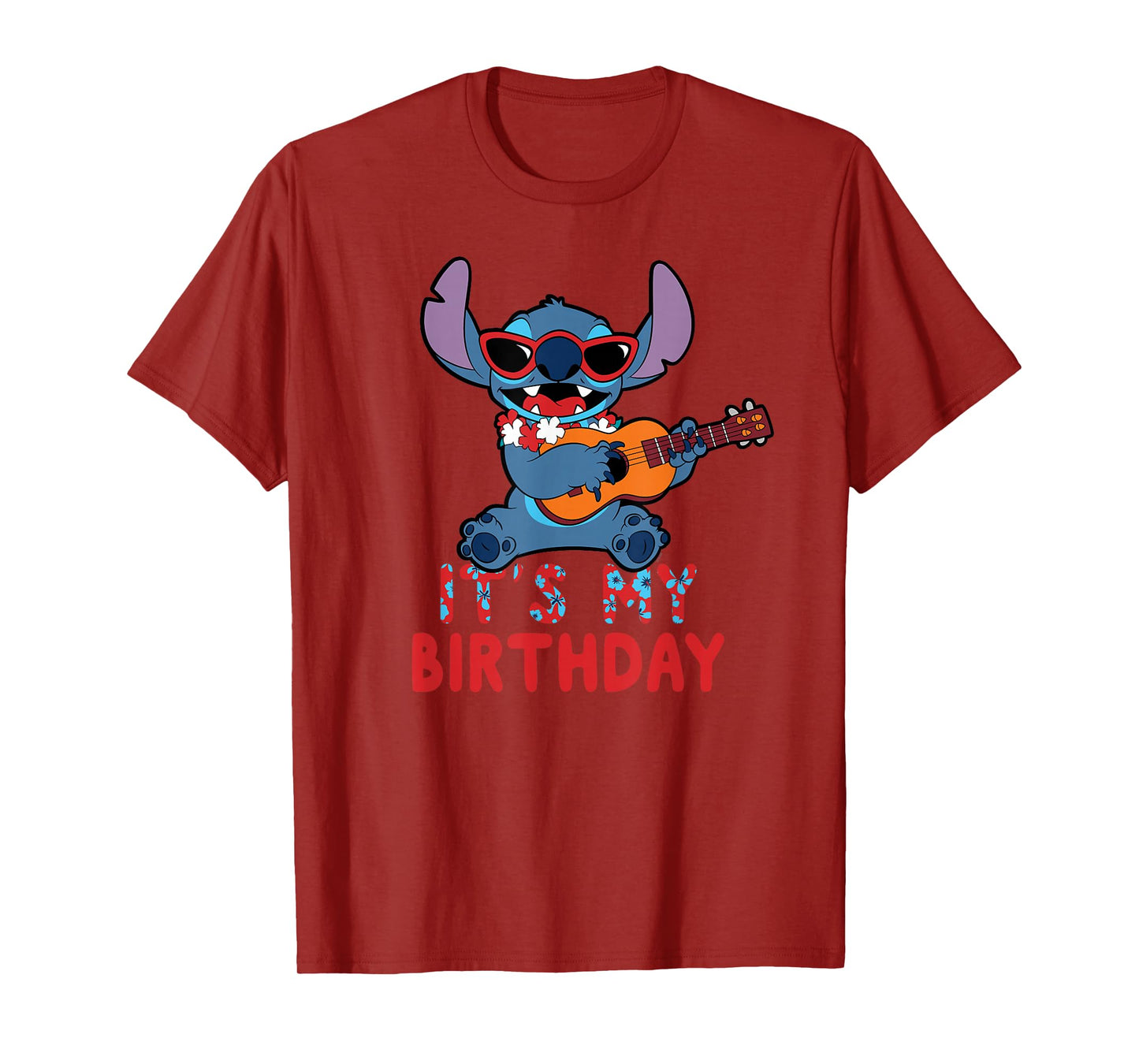 Disney Lilo & Stitch Tropical Party It's My Birthday T-Shirt