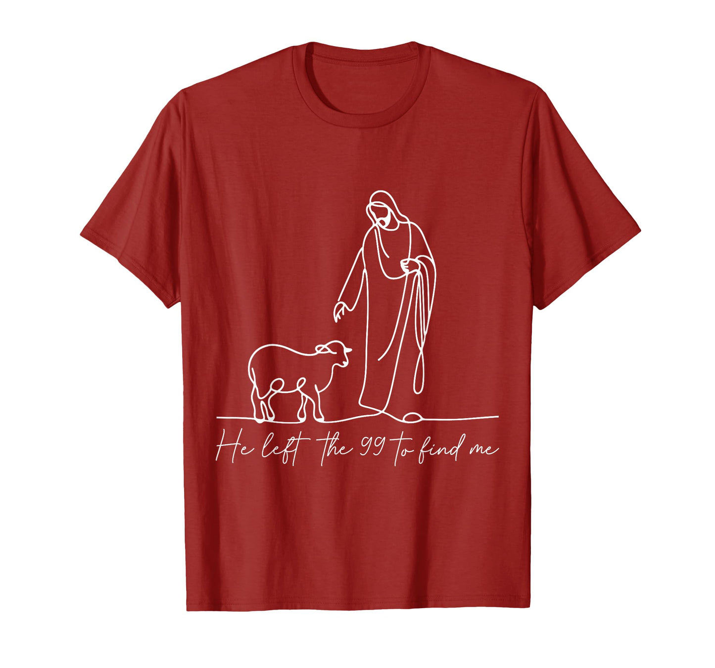 Christian Shirt He Left The 99 to Find Me Religious Faith T-Shirt