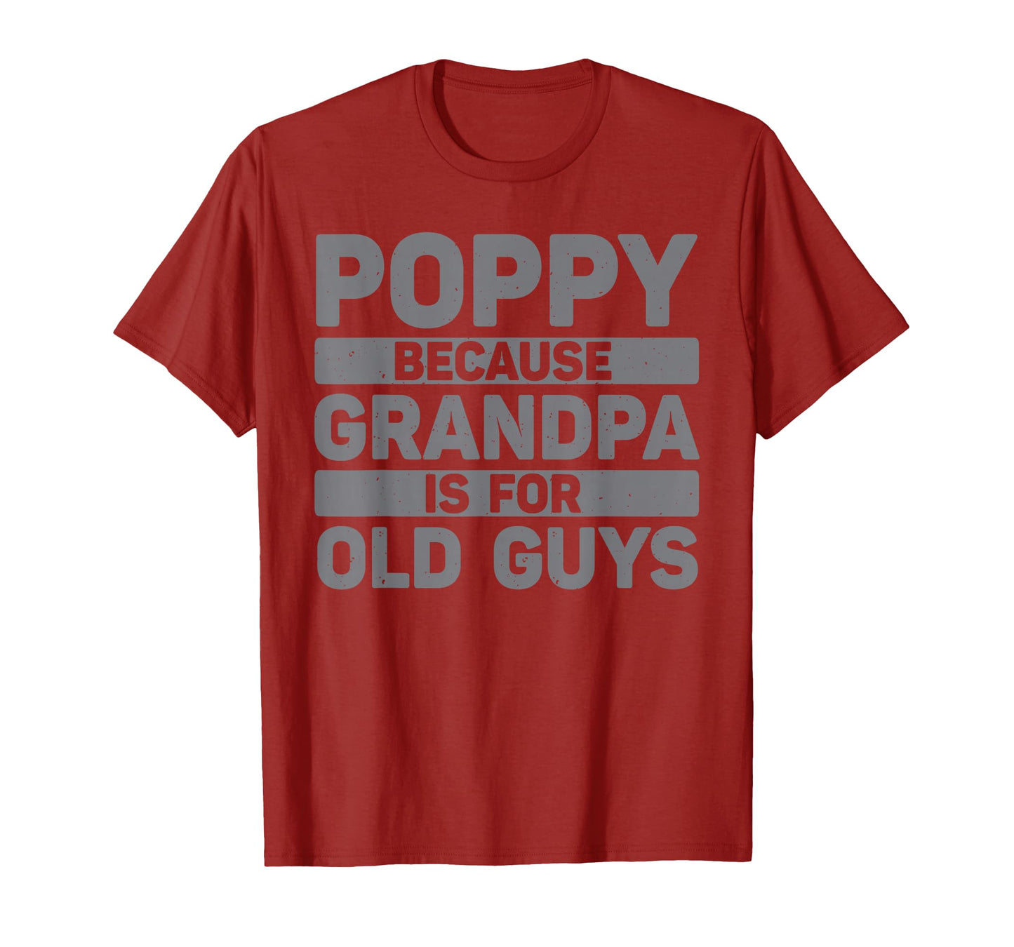 Poppy Design For Grandpa From Grandkids Father's Day Poppy T-Shirt