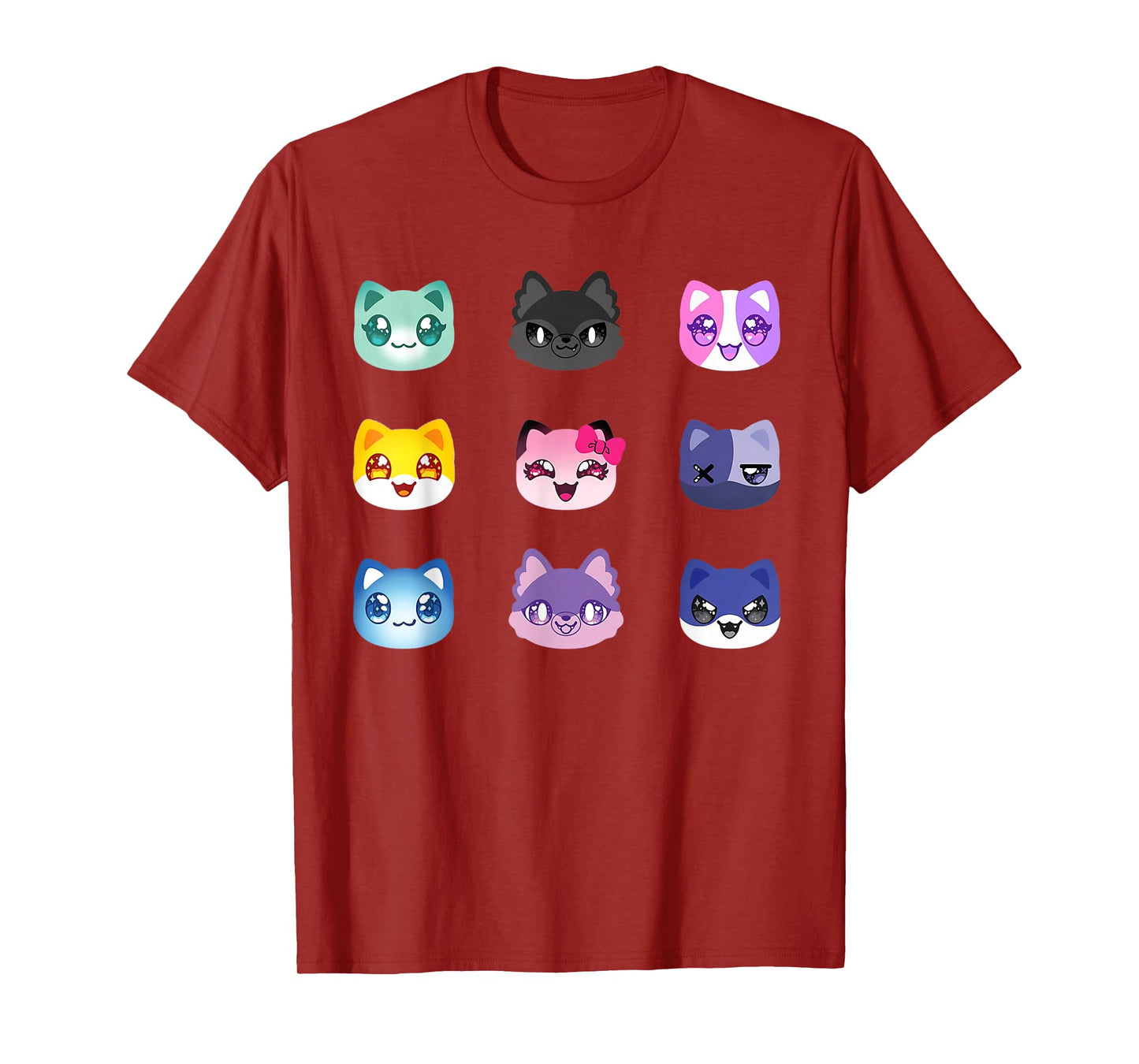 Meemeow Cats Plush Squishy Birthday Decorations T-Shirt