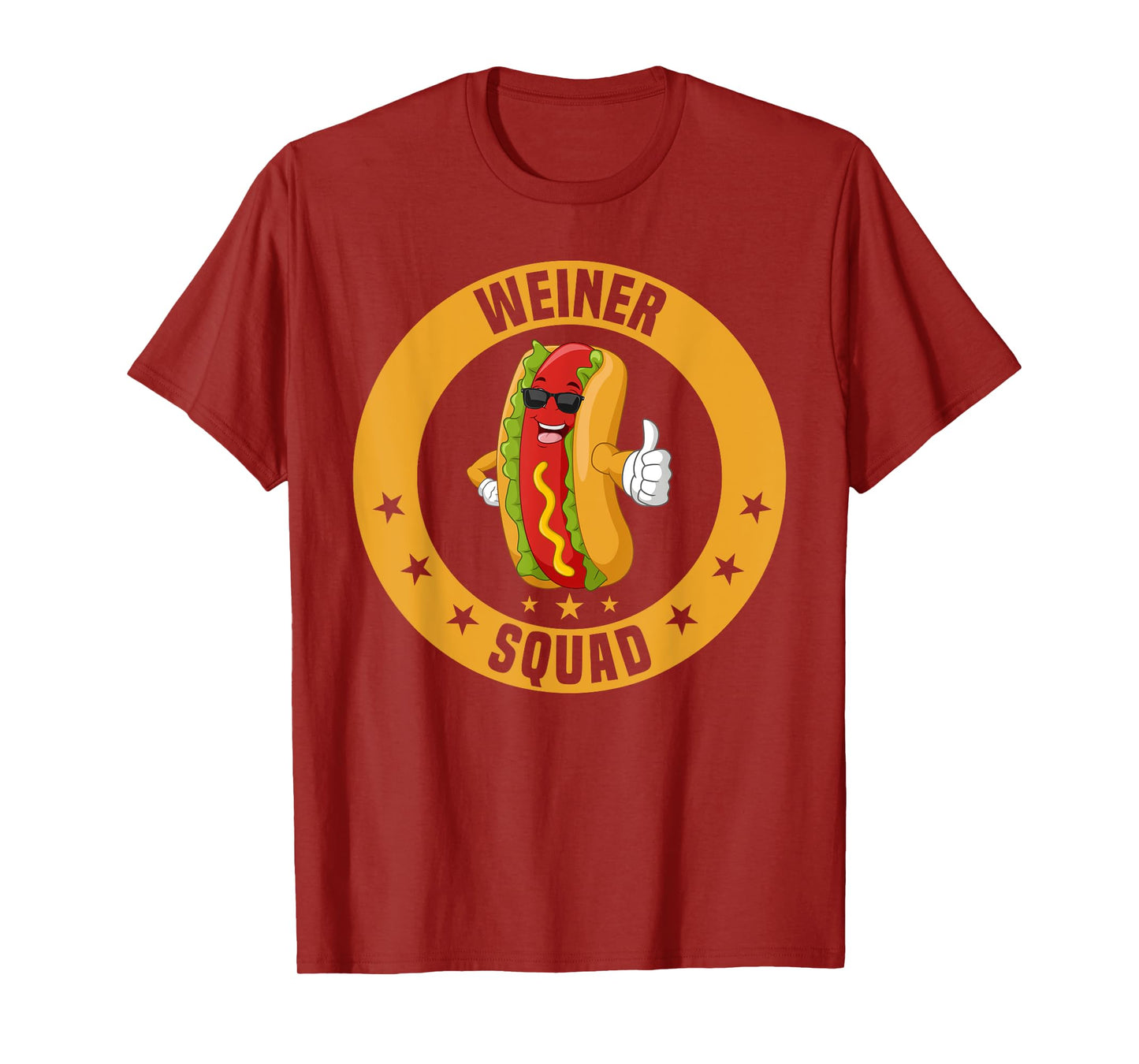 Sausage Weiner Squad Hot Dog Funny T-Shirt