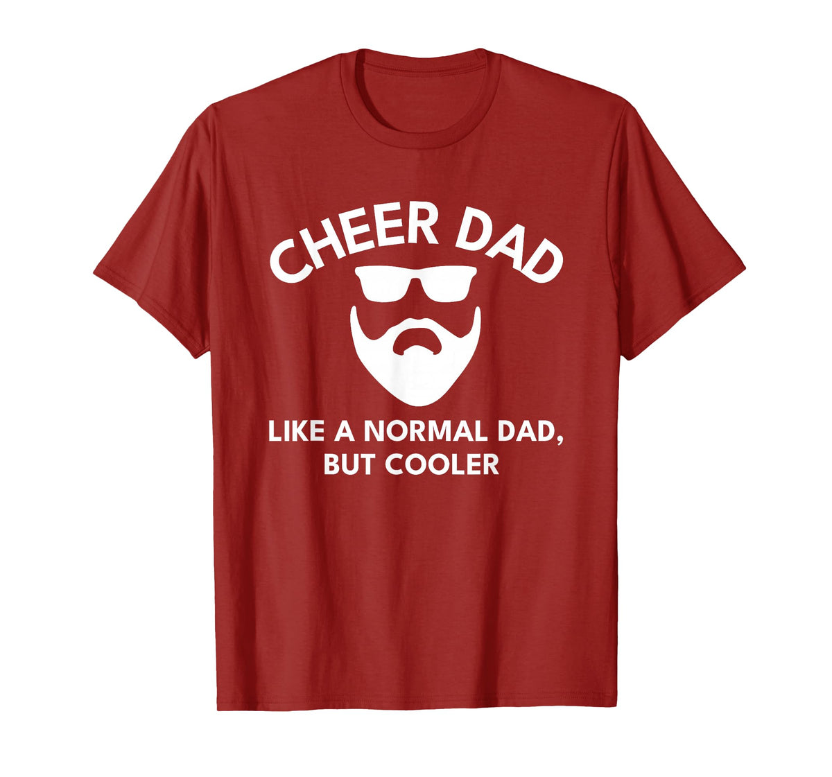 Cheer Dad Cheerleading Bearded Definition T-Shirt