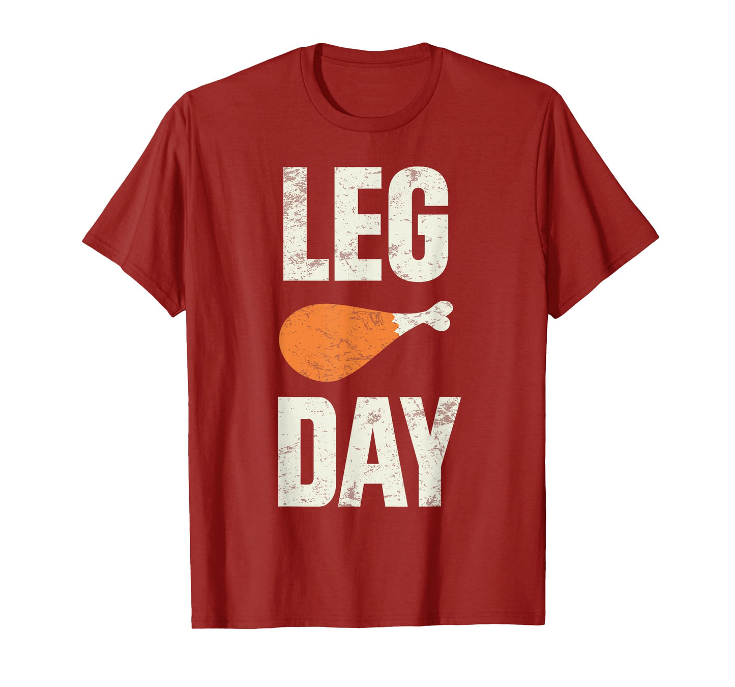 Funny Thanksgiving Tees Leg Day Turkey Retro Black Crew Neck Short Sleeve T-Shirt Unisex-Adults Kids Small