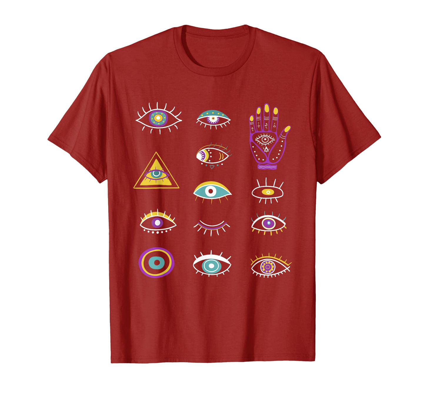 Evil Eye Curse Protection Seeing Eyes Evil Eye Nazar Mati T-Shirt
