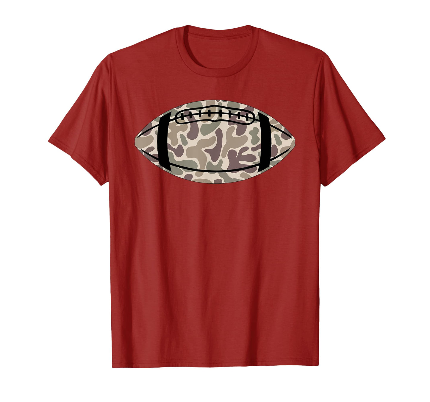 Touchdown American Football Game Day Thanksgiving Camo Funny T-Shirt