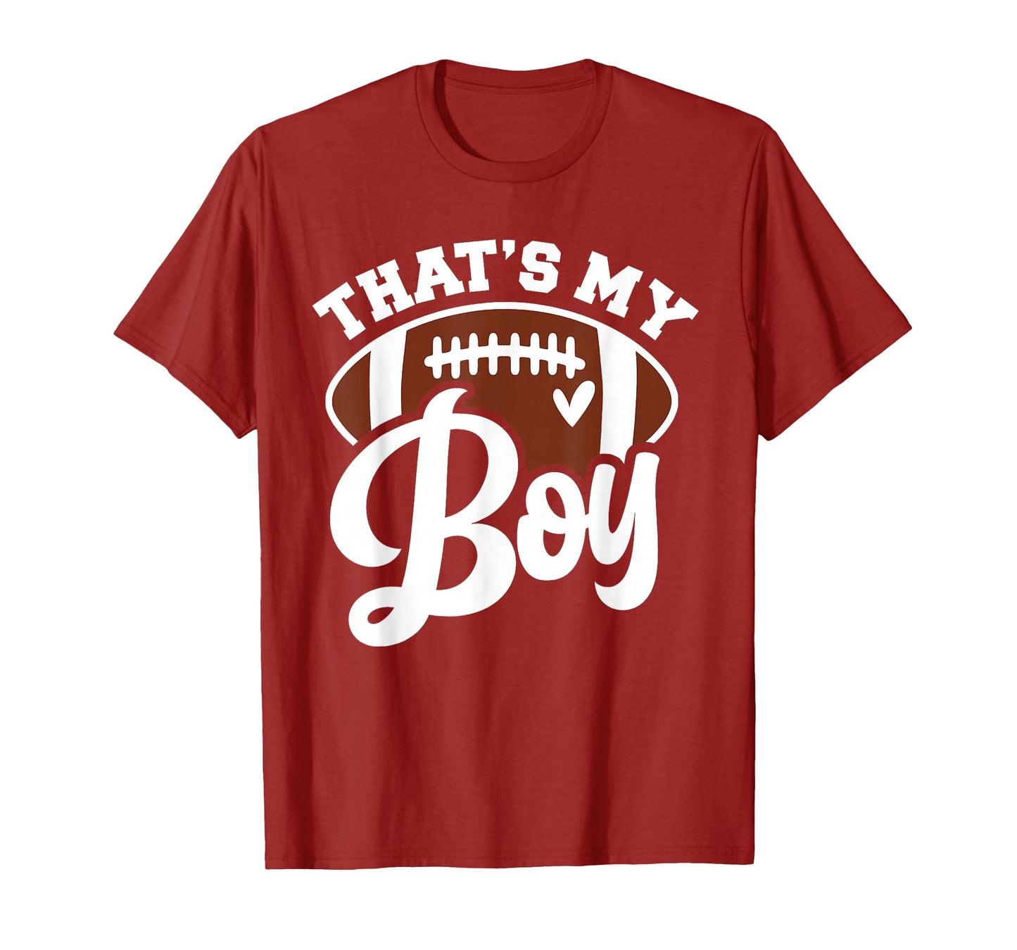 That's My Boy Gift for Women Game Day Football Mom T-Shirt
