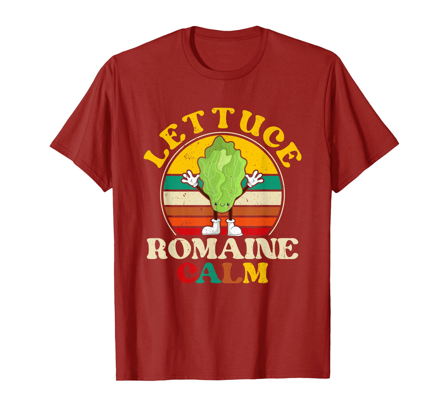 Vegan Lettuce Romaine Calm Vegetarian Funny Women T-Shirt