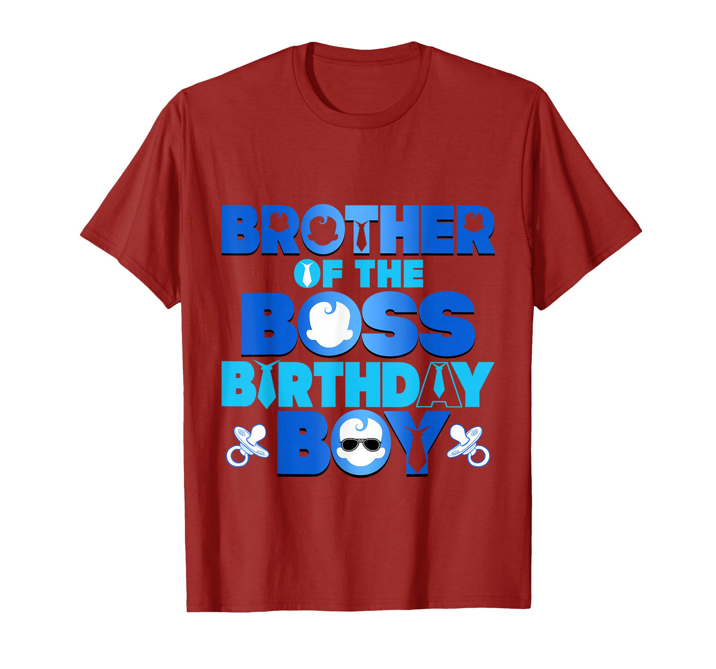 Brother of The Boss Birthday Boy Baby Family Decorations T-Shirt