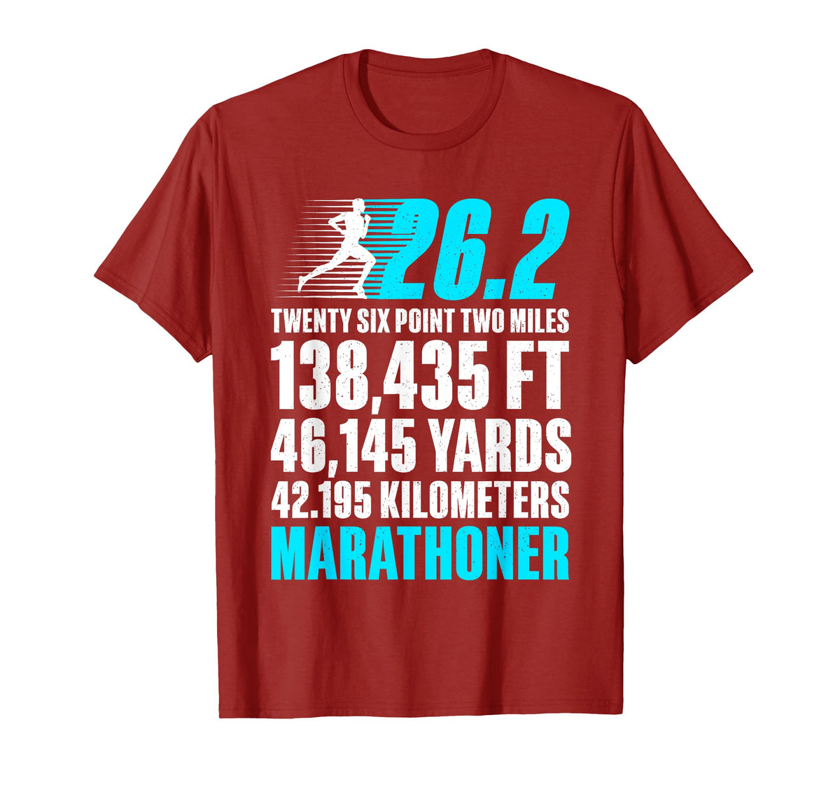 Marathon Running Design For Men Women 26.2 Marathon Runner T-Shirt