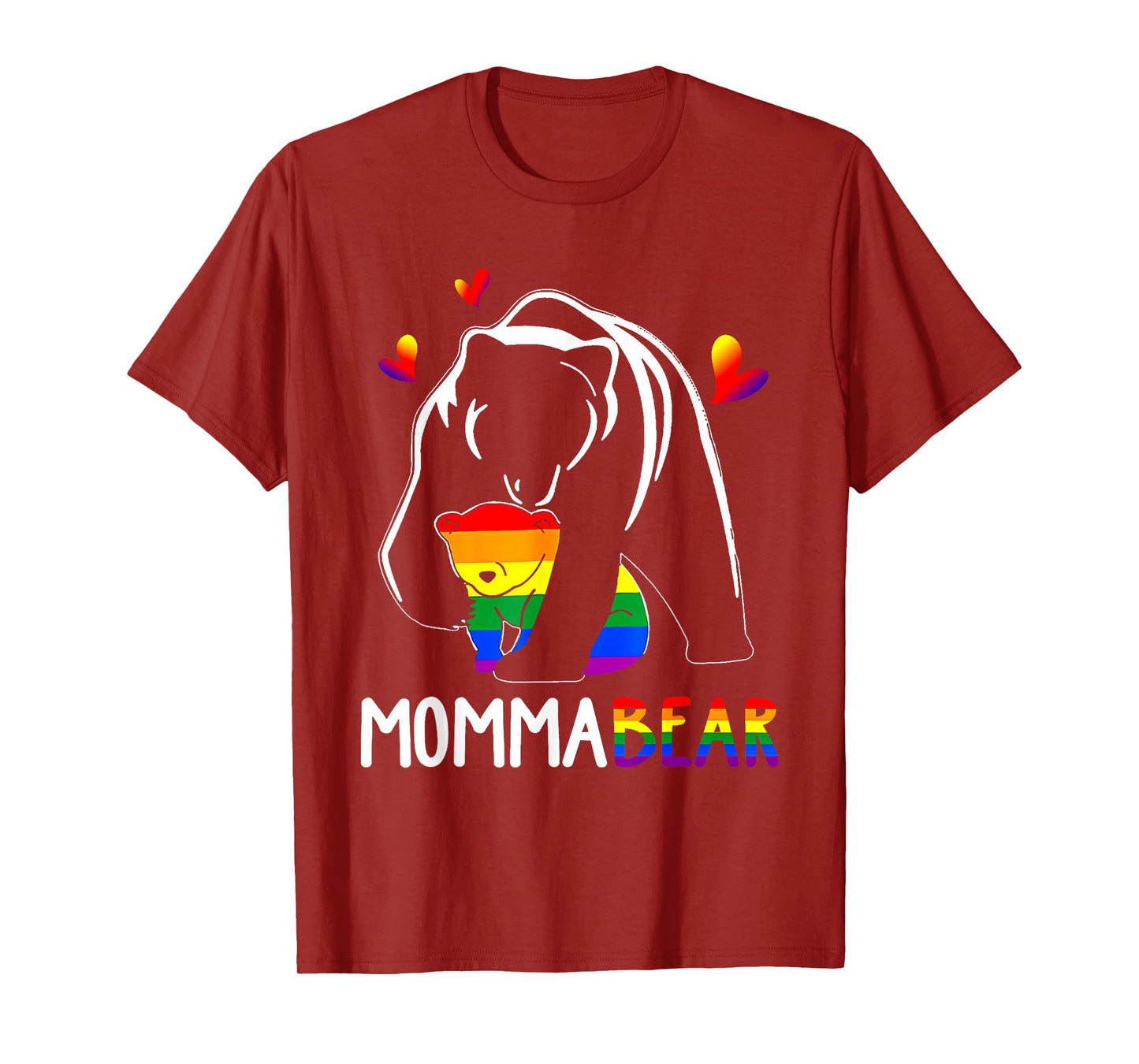 LGBT Mama Momma Bear Gay Pride Proud Mom Mother's Day T-Shirt