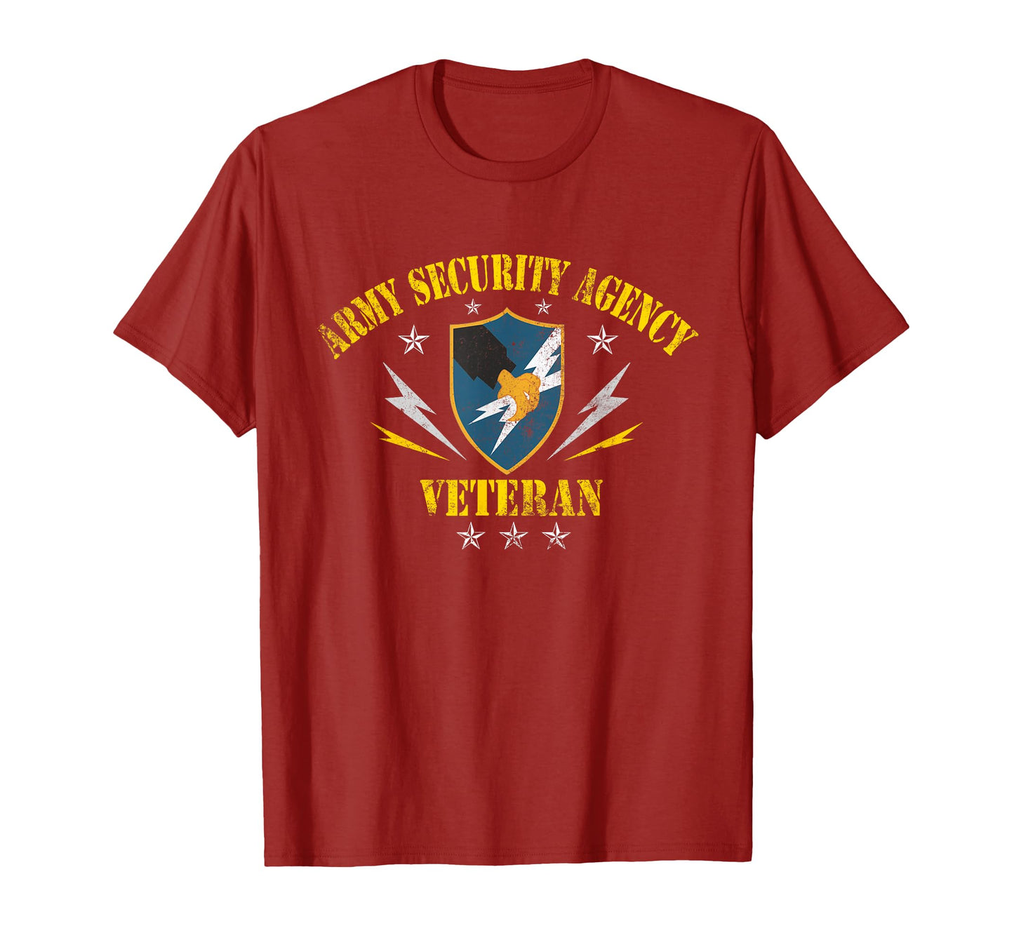 Military USA Security Agency Veteran for Men Women Patriotic T-Shirt