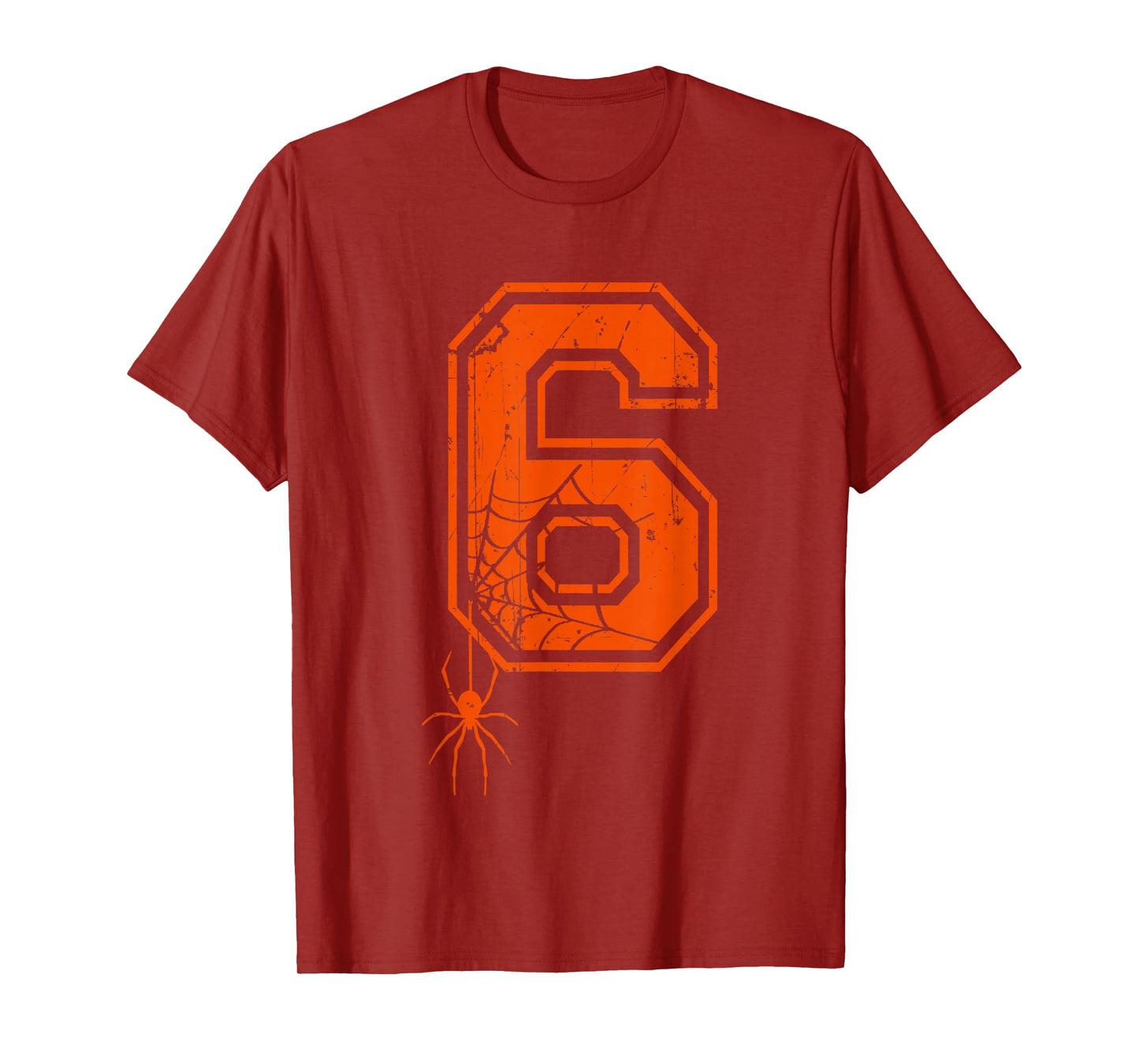 Number 6 67 Meme Halloween Spider Costume Matching Group T-Shirt