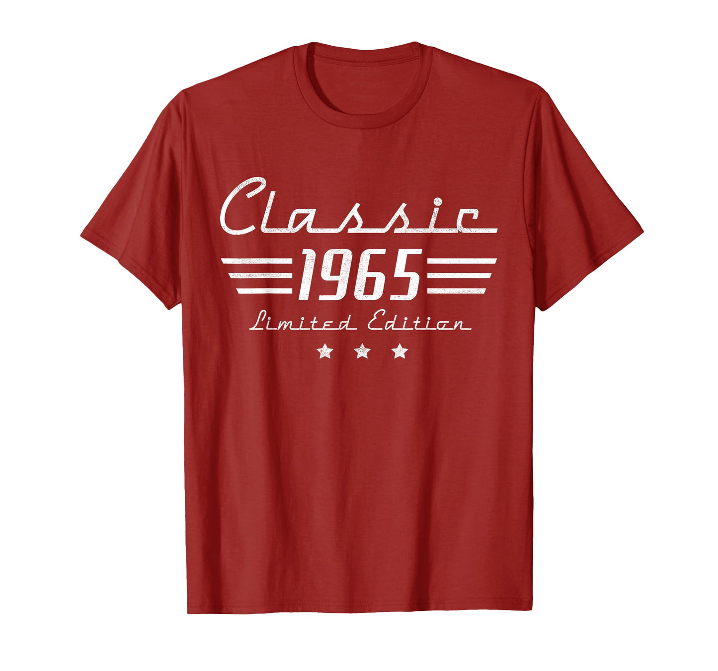 60 Year Old Gifts Men Vintage Classic Car 1965 60th Birthday T-Shirt