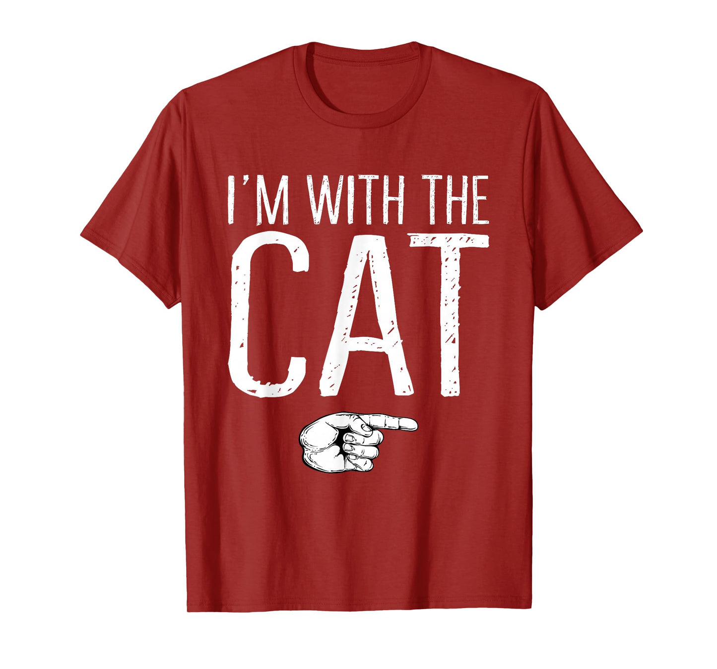 I'm With The Cat Matching Costume Lazy Halloween Party T-Shirt