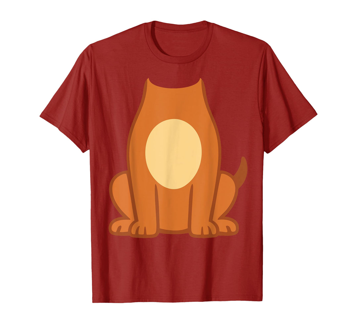 Brown Dog Shirt Adult Kids Men Women Brown Dog Costume T-Shirt